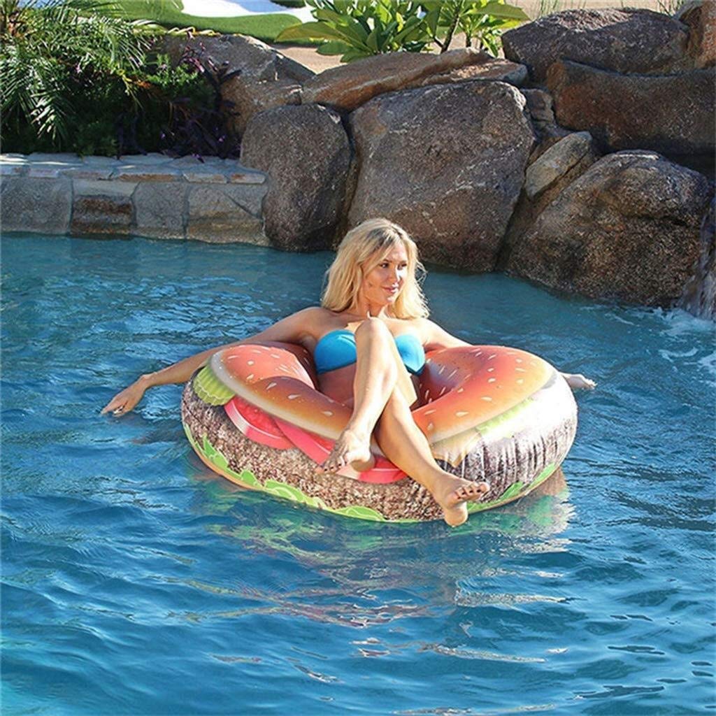 **Inflatable Pool Float Airbed for Adults & Kids - Comfortable Water Bubble Bar for Swimming, Lounging & Relaxing in Pool, Lake or Beach**