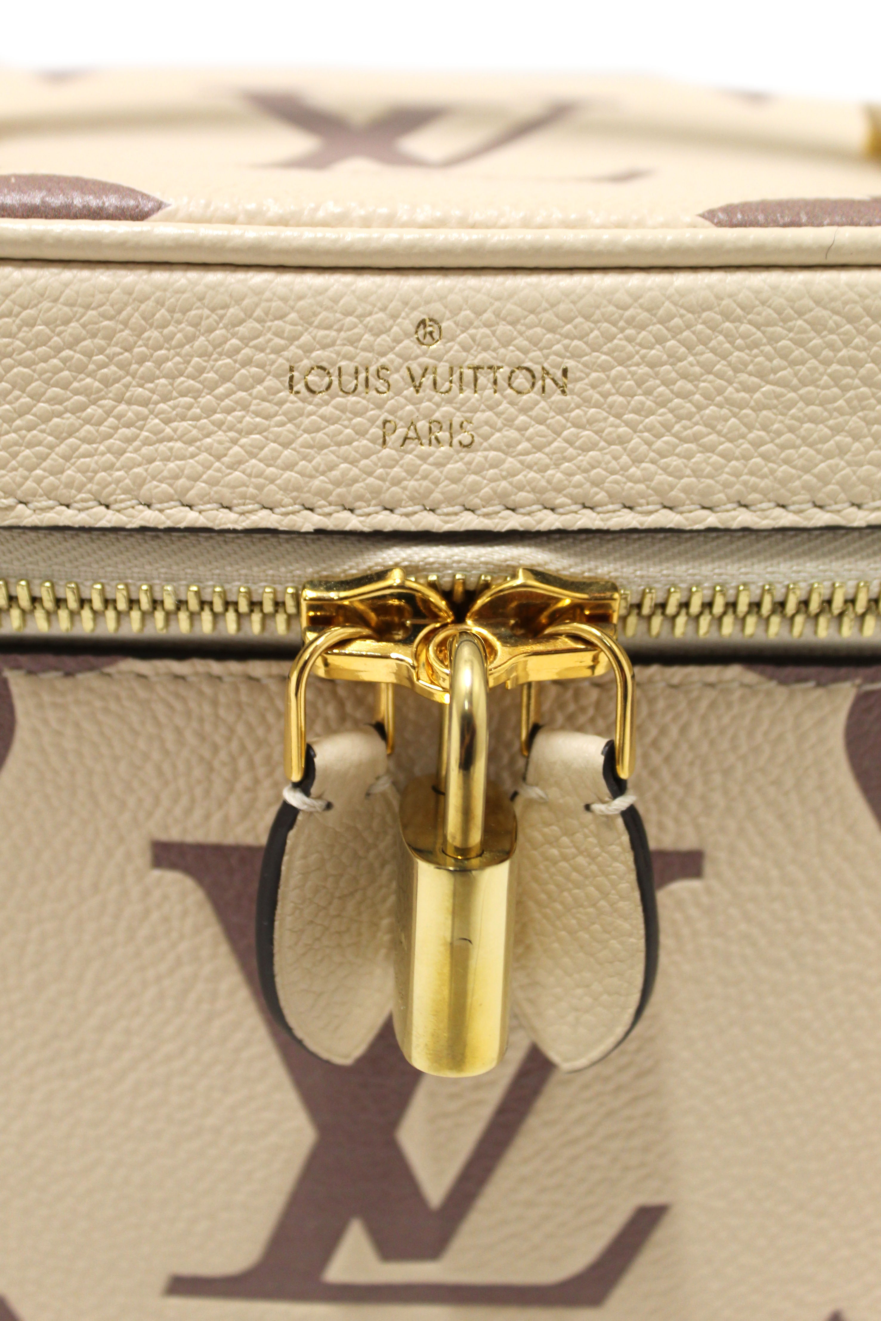 Authentic Louis Vuitton Empreinte Monogram Leather Giant Vanity PM Shoulder Bag - Luxury Designer Handbag for Women, Perfect for Work, Travel & Evening Events