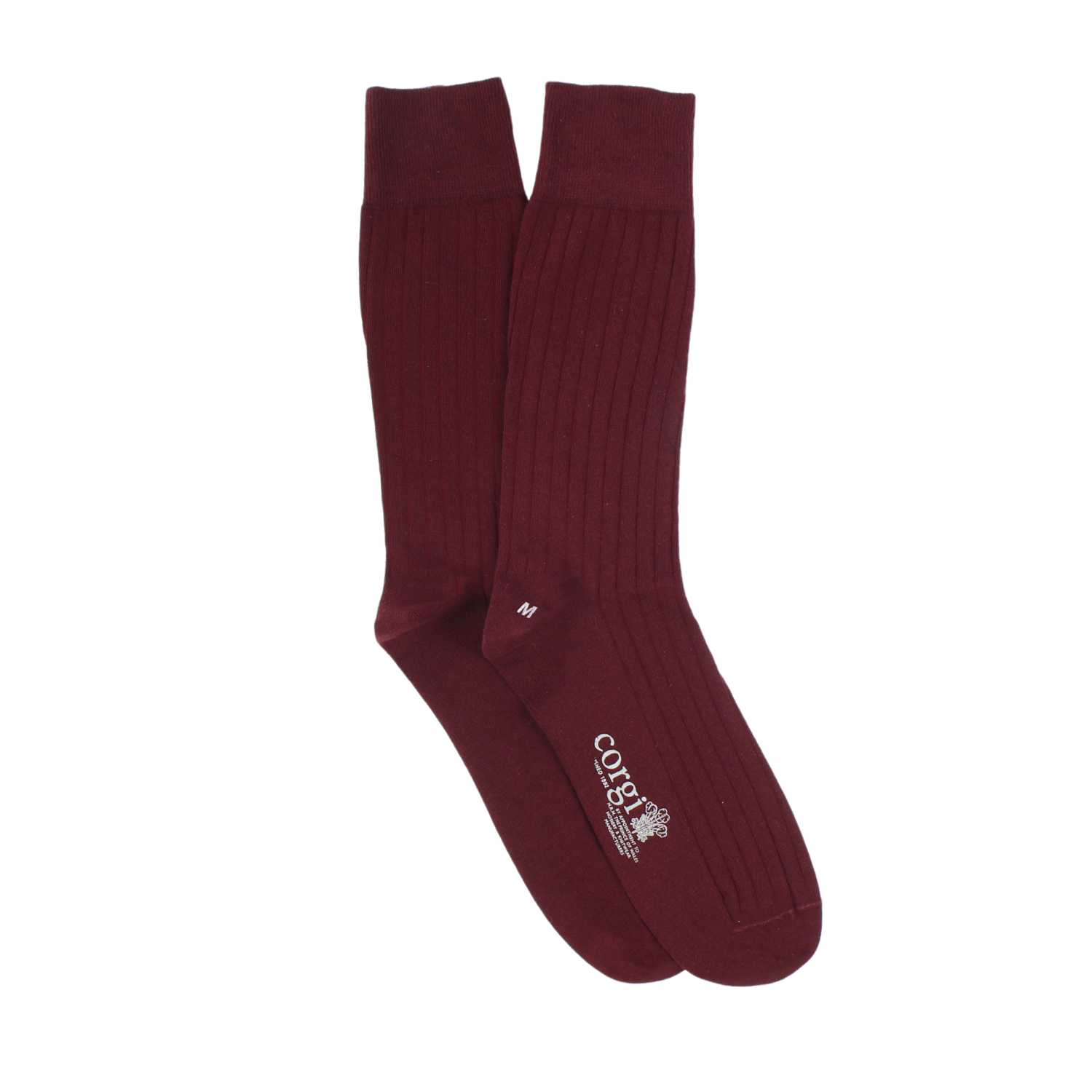 Brecon Ribbed Cotton Socks for Men - Soft & Comfortable Casual & Dress Socks - Perfect for Work, Travel & Everyday Wear