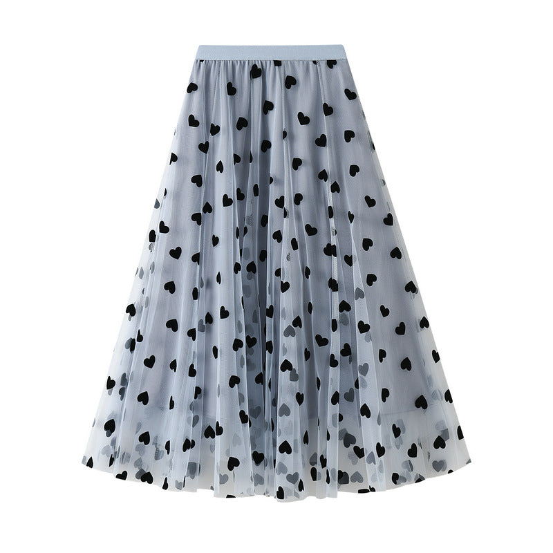 French Style High Waist Midi Skirt - Fluffy Mesh A-Line Skirt for Women | Elegant Party & Date Night Outfit | Perfect for Weddings, Cocktail Dresses & Spring Fashion