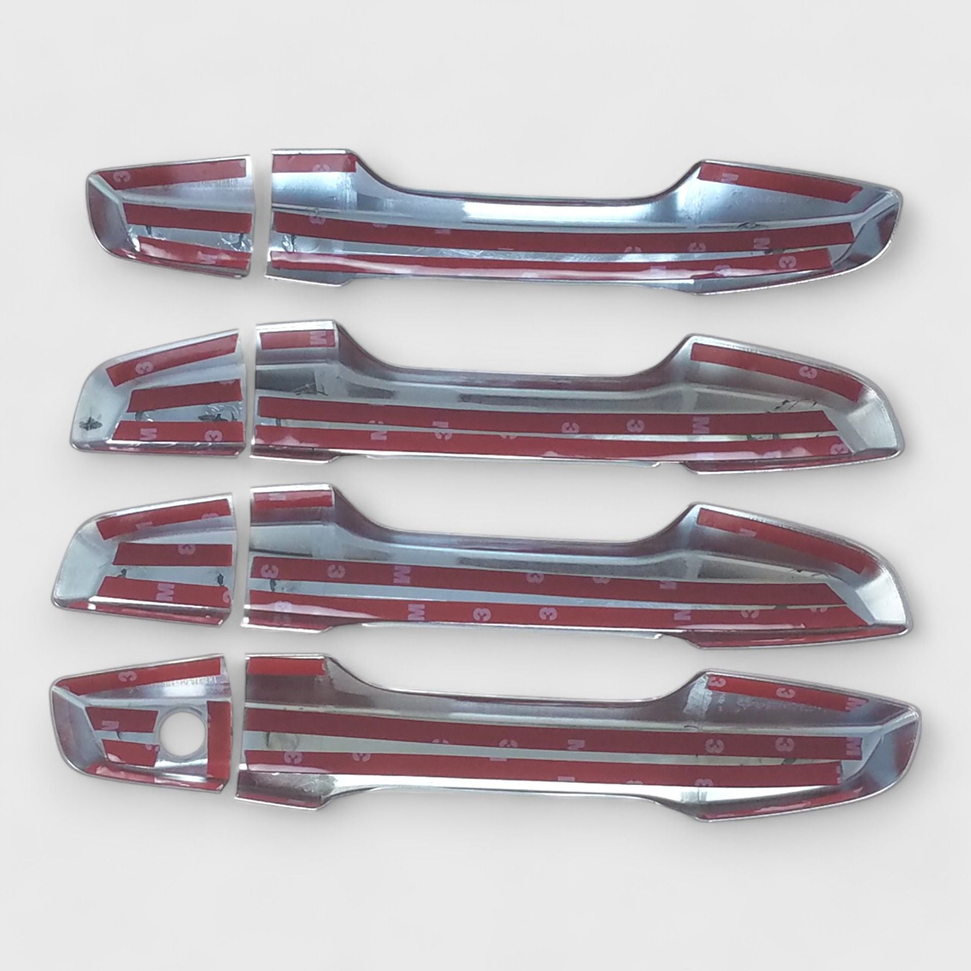 Chrome Door Handle Cover for Cars - No Smart Key Required - Universal Fit DH276 - Protect & Enhance Your Vehicle's Exterior