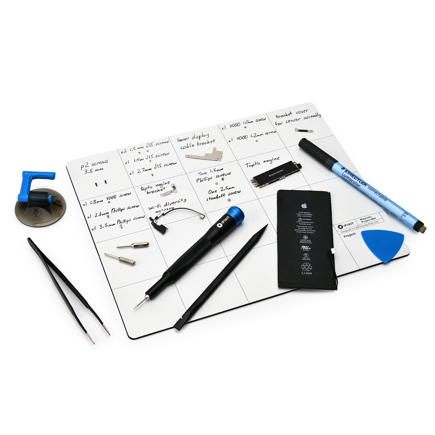 Pro Tech Toolkit with Magnetic Project Mat - 45-Piece Electronics Repair Set for Phones, Laptops, DIY - Perfect for Home Repairs & Tech Enthusiasts