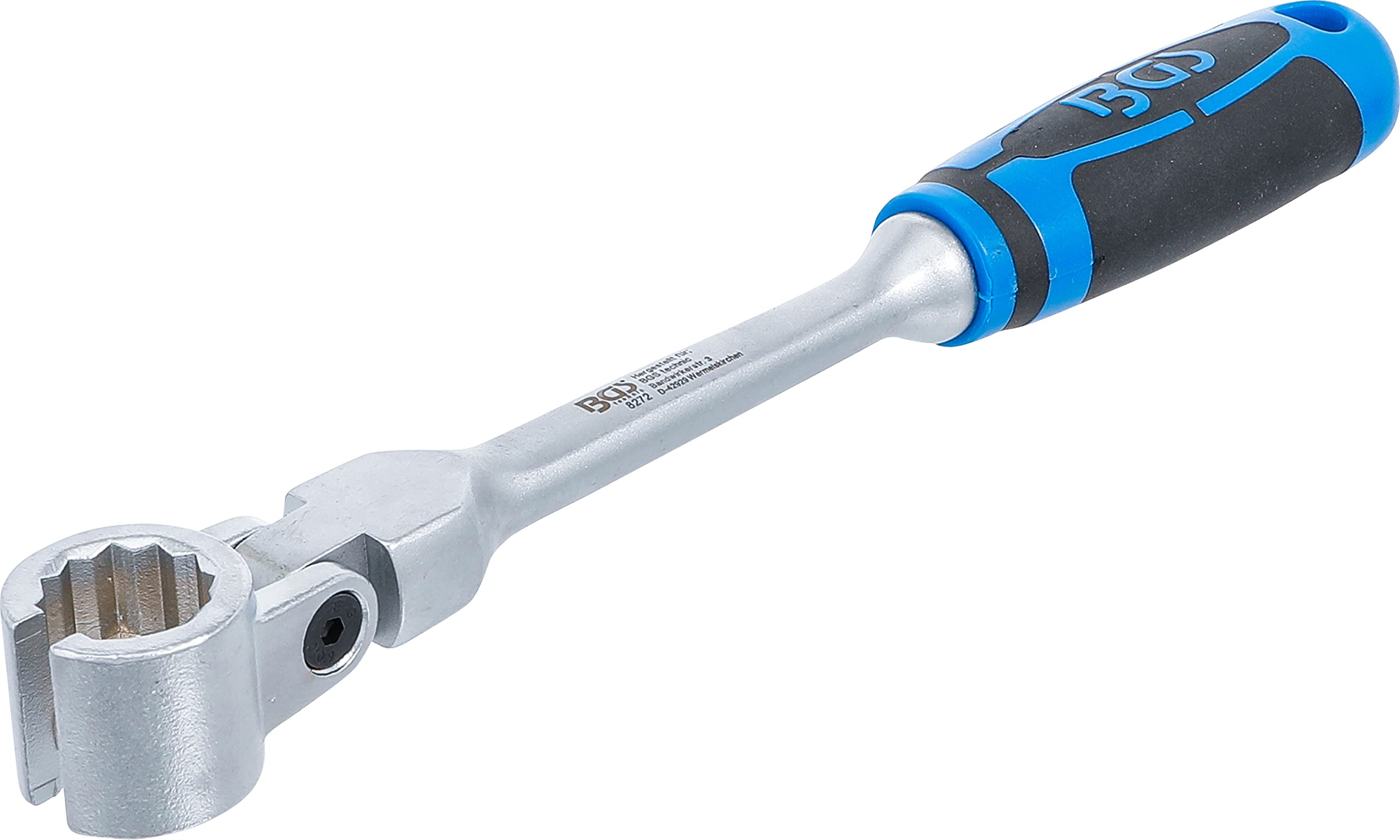 BGS 22mm Oxygen Sensor Wrench (8272) - Professional Automotive Tool for O2 Sensor Removal & Installation - Perfect for Mechanics & DIY Car Repair