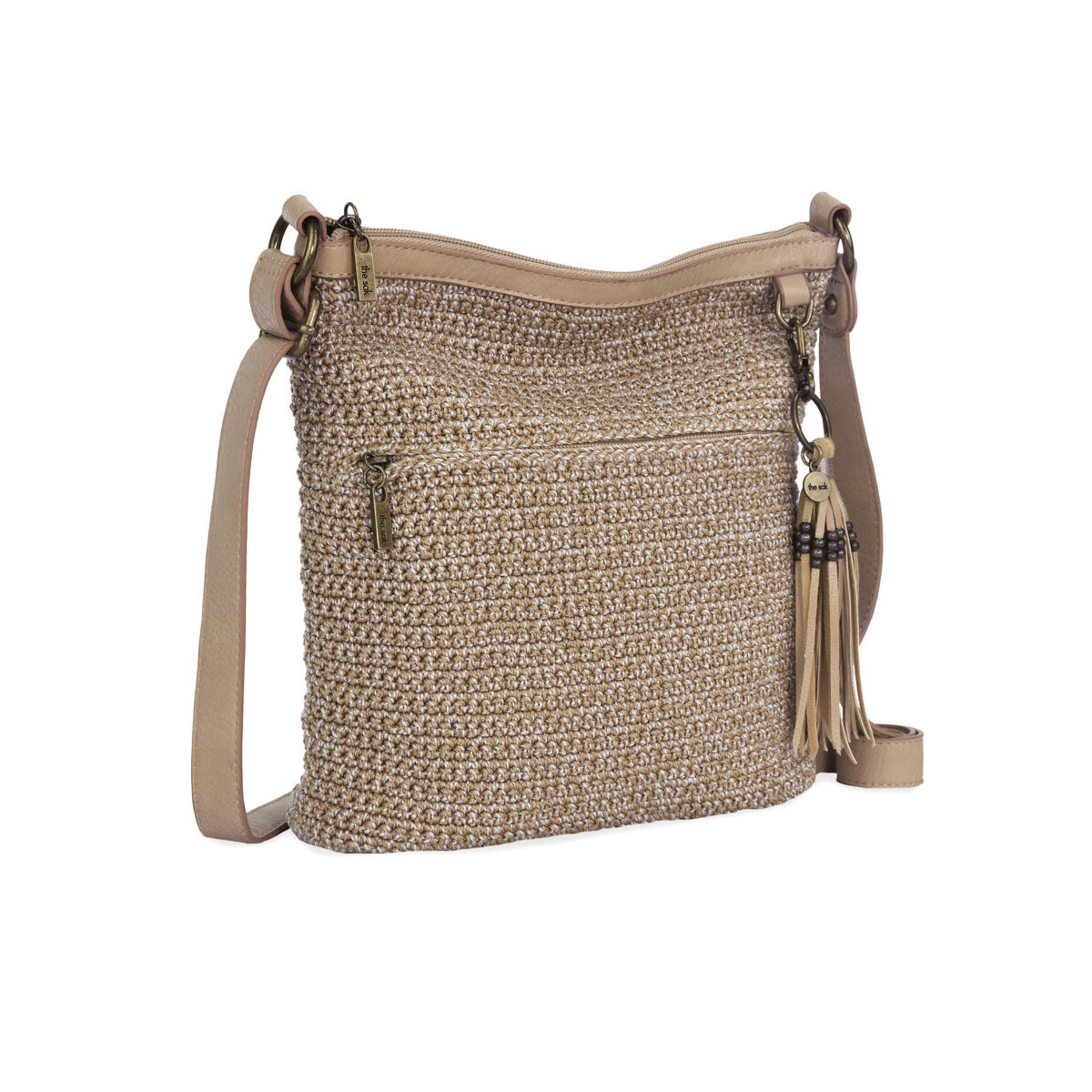 Lucia Hand Crochet Crossbody Bag - Eco-Friendly Bamboo Fiber Purse for Women | Perfect for Shopping, Travel & Everyday Use