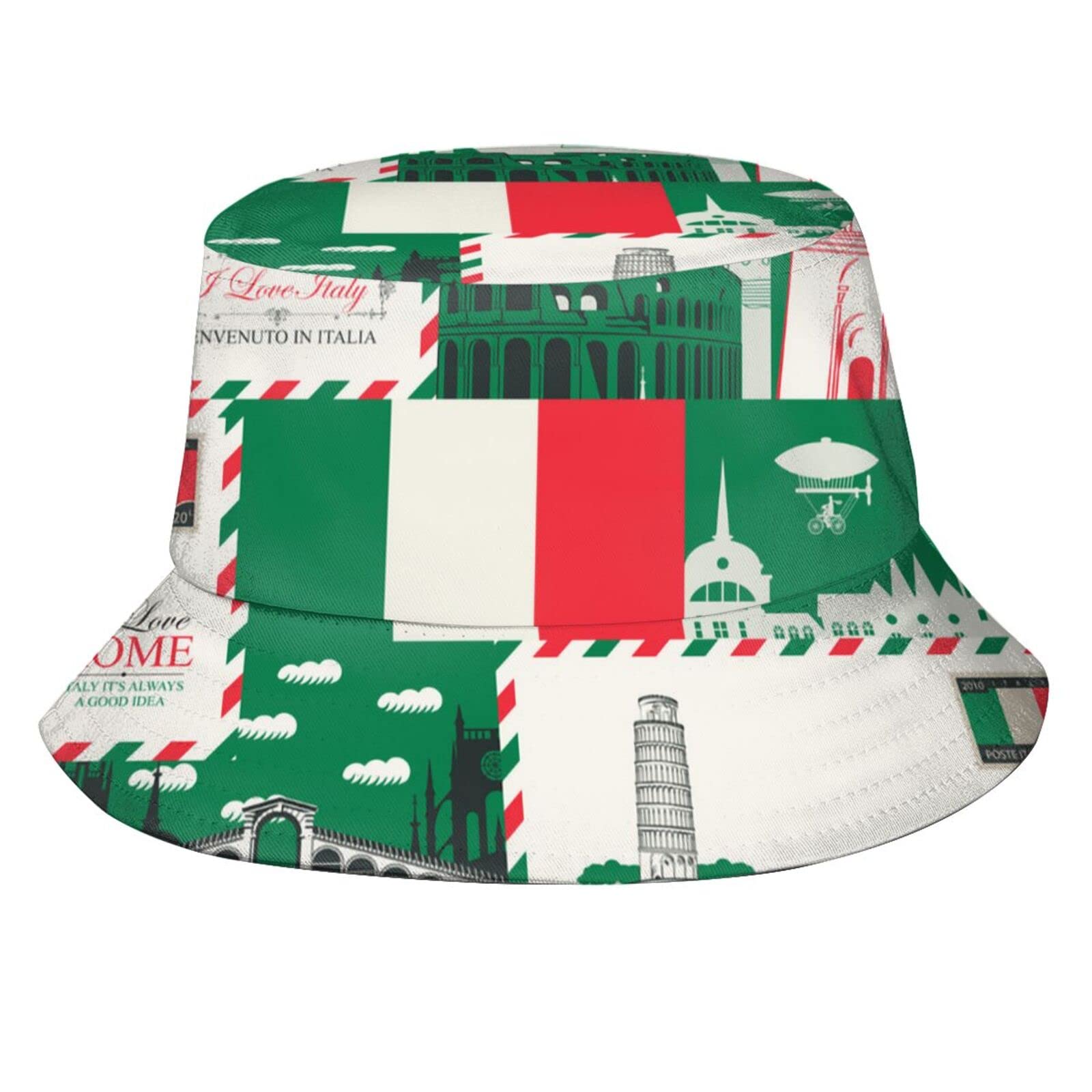 Space Corgi Dogs Print Bucket Hat - Unisex Adjustable Sun Hat for Fishing, Beach & Travel | Foldable UV Protection Outdoor Hat for Men & Women | Perfect for Summer Vacation, Camping & Outdoor Adventures