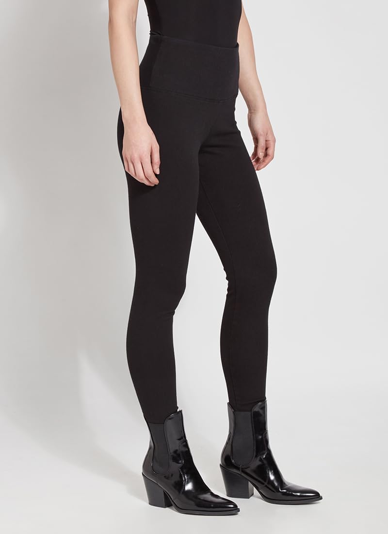 Lyssé Women's High Waisted Denim Leggings - Stretchy Jeggings Skinny Jeans with Ankle Length | Perfect for Work, Casual Outfits & Everyday Comfort