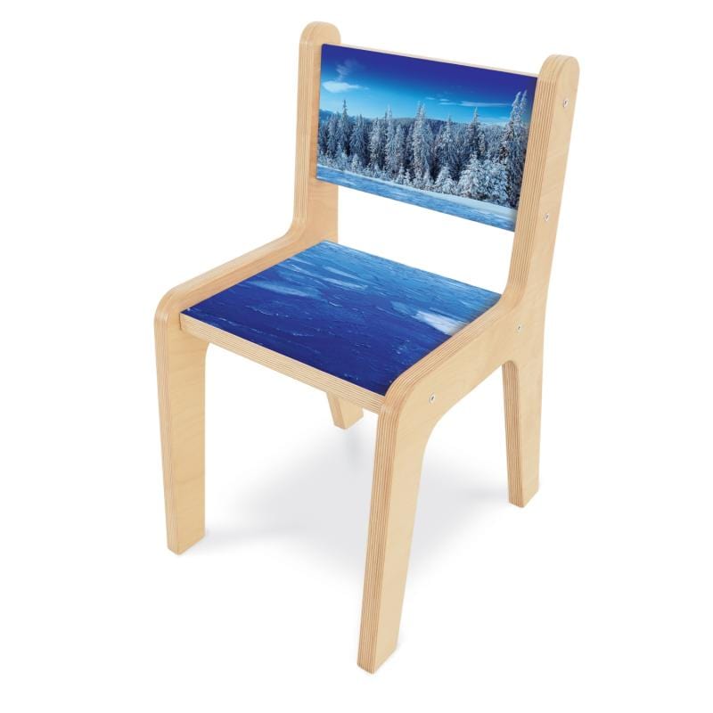 Nature View 10H Winter Chair - Heavy Duty Outdoor Camping Chair with Back Support - Perfect for Snow Camping, Ice Fishing, and Winter Hiking Adventures