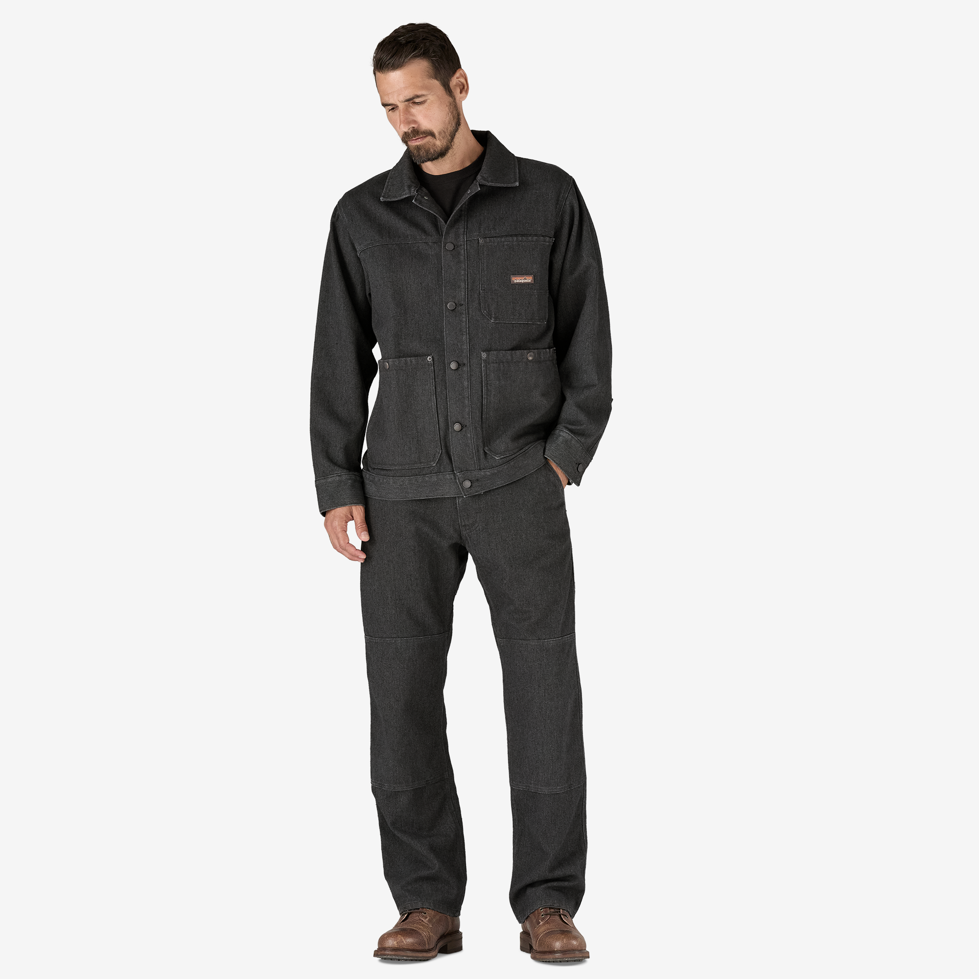 Men's Iron Forge™ Heavy Duty Canvas Chore Coat - Durable Work Jacket for Outdoor Labor, Farming & Casual Wear