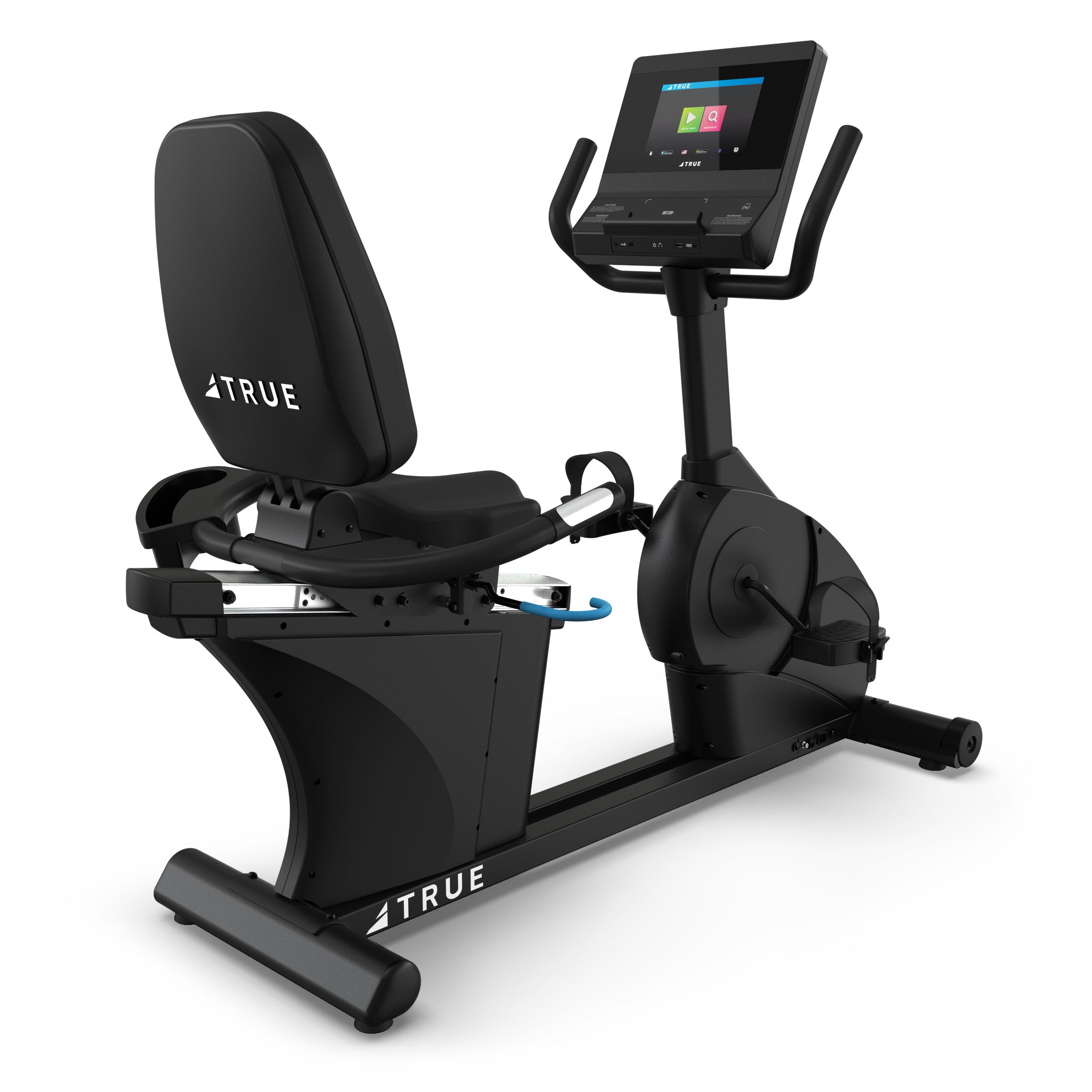 TRUE Fitness Launch Recumbent Exercise Bike for Home Gym - Low Impact Cardio Workout for Seniors & Rehabilitation