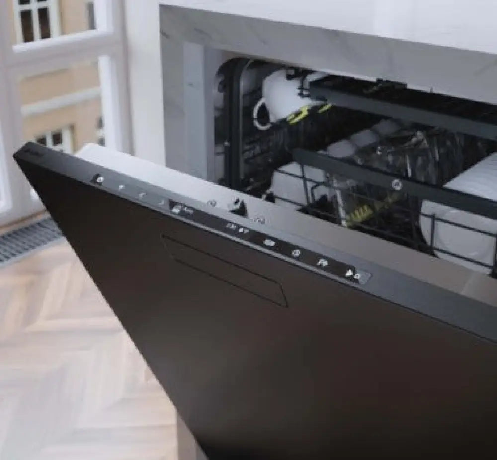 ASKO DBI766IQXXLBS 16 Place Setting Built-In Dishwasher - 86cm Black Steel | Energy Efficient, Ultra Quiet | Perfect for Large Families & Open Kitchen Designs