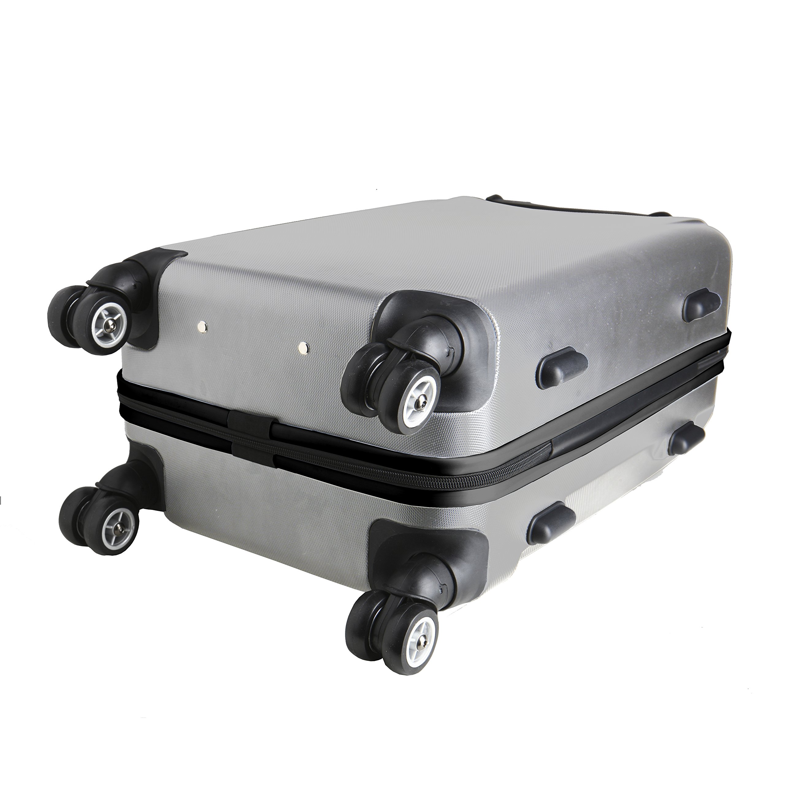 NCAA Fresno State Bulldogs Hard Shell Spinner Carry-On Luggage - Silver | Perfect for Travel, Business Trips & College Dorms