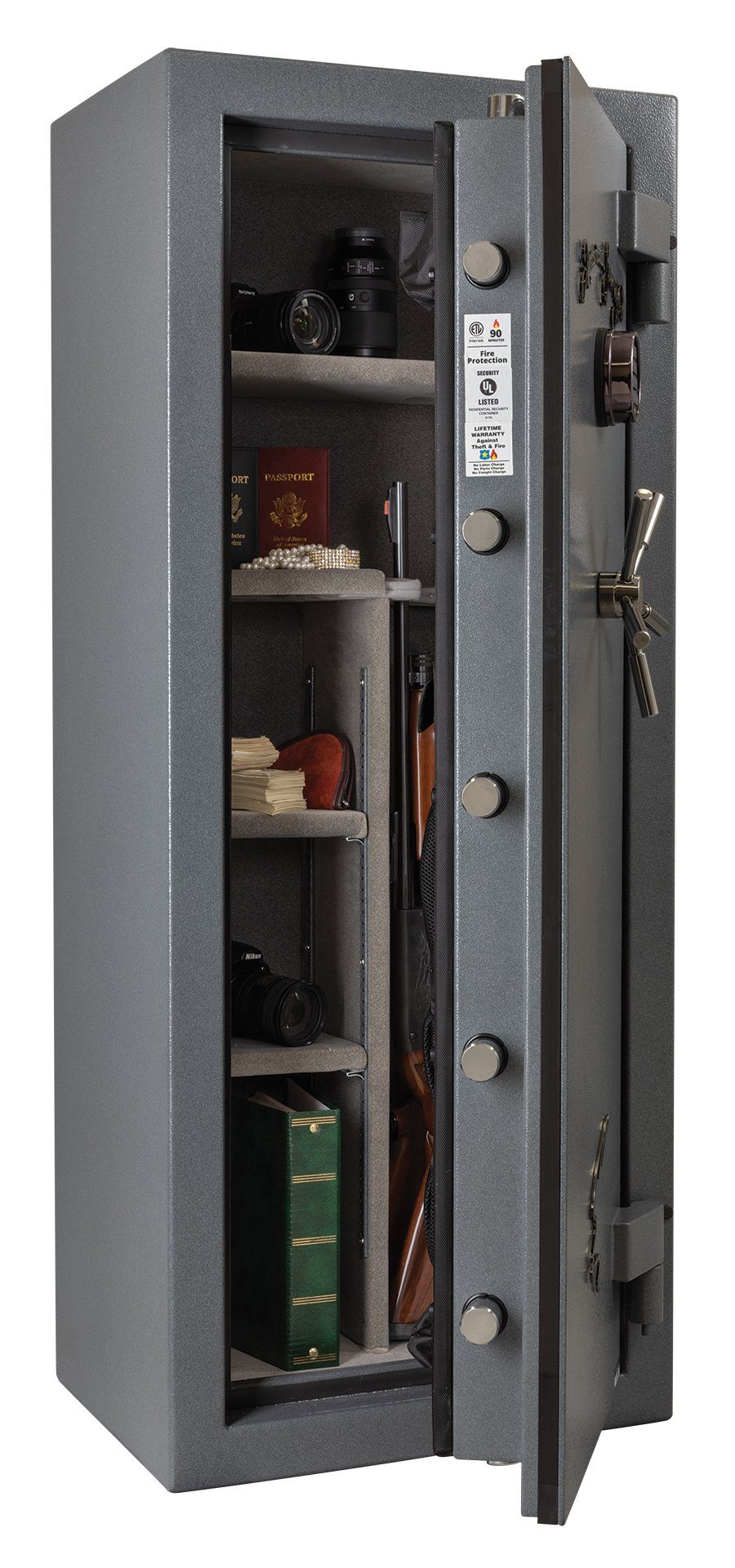 AMSEC NF5924E1 Heavy Duty Rifle & Gun Safe with ESL10 Electronic Lock - Secure Firearm Storage for Home, Office, and Hunting Use