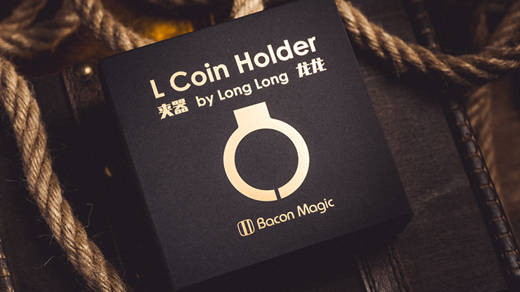 Jumbo Coin L Holder - Single Display Stand for Collectible Coins & Tokens - Perfect for Coin Collectors, Numismatists, and Gift Giving