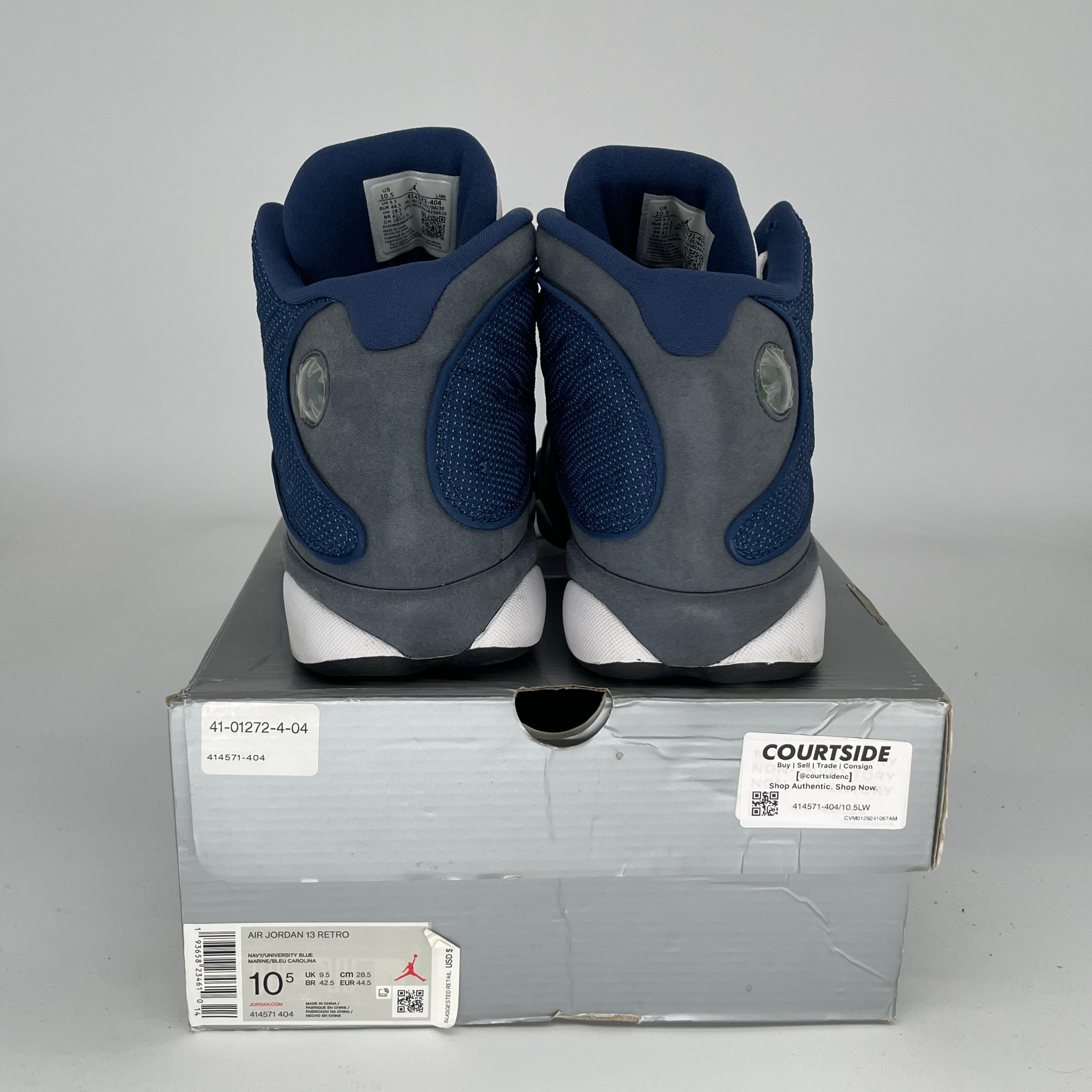 AIR JORDAN 13 FLINT Retro Basketball Shoes Men's Size 10.5 - Authentic 414571-404 | Perfect for Court Performance & Streetwear Fashion