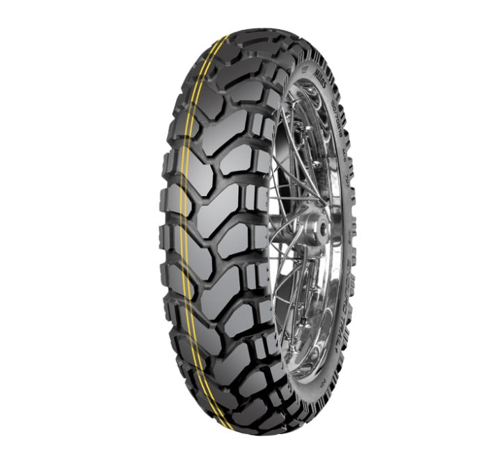 Mitas Enduro Trail+ Dakar Dual Sport Motorcycle Tire 150/70B17 - Durable Off-Road & Street Performance for Adventure Riding & Long-Distance Touring