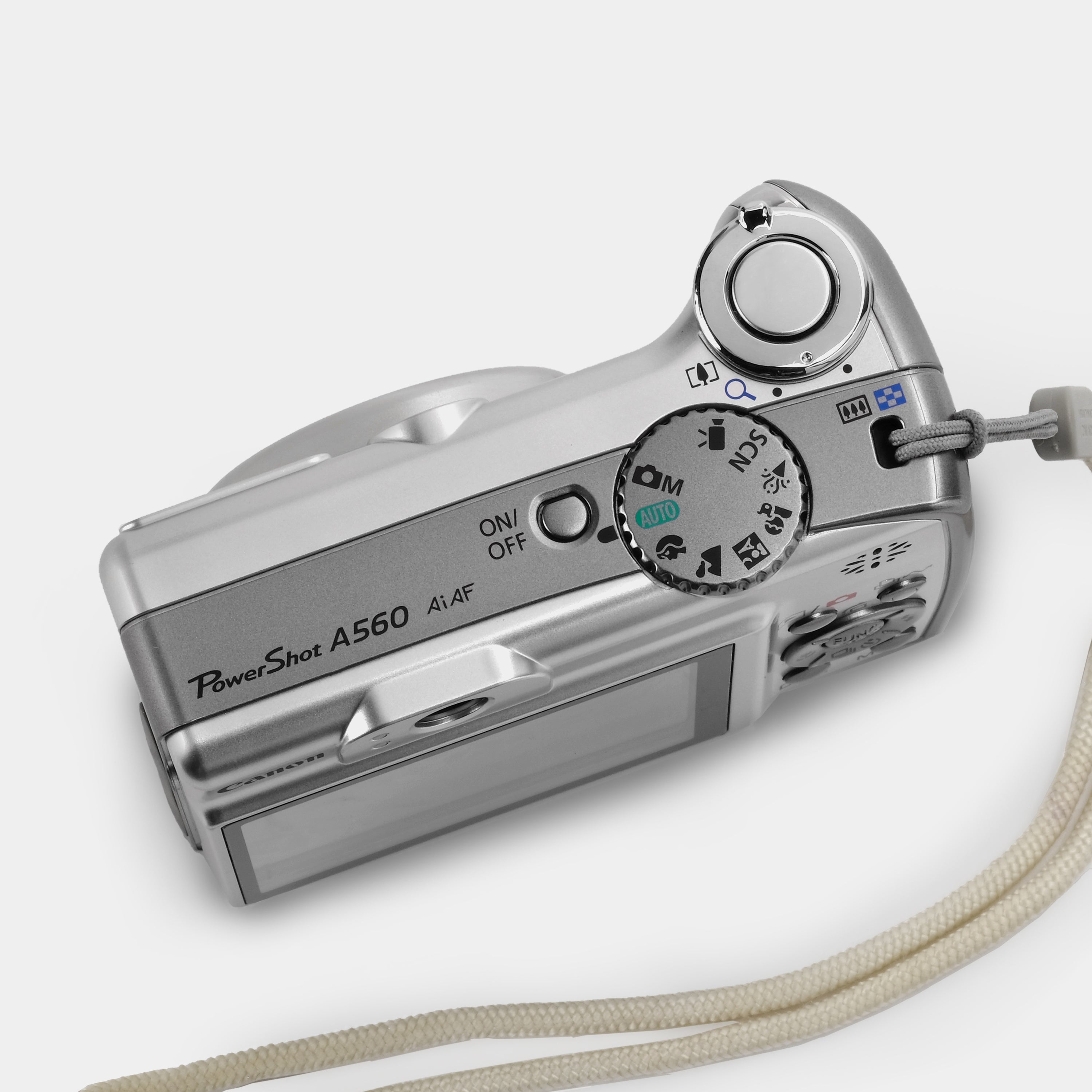 Canon PowerShot A560 Digital Camera - 7.1MP, 4x Optical Zoom, Compact Point & Shoot for Travel, Family Photos & Everyday Use
