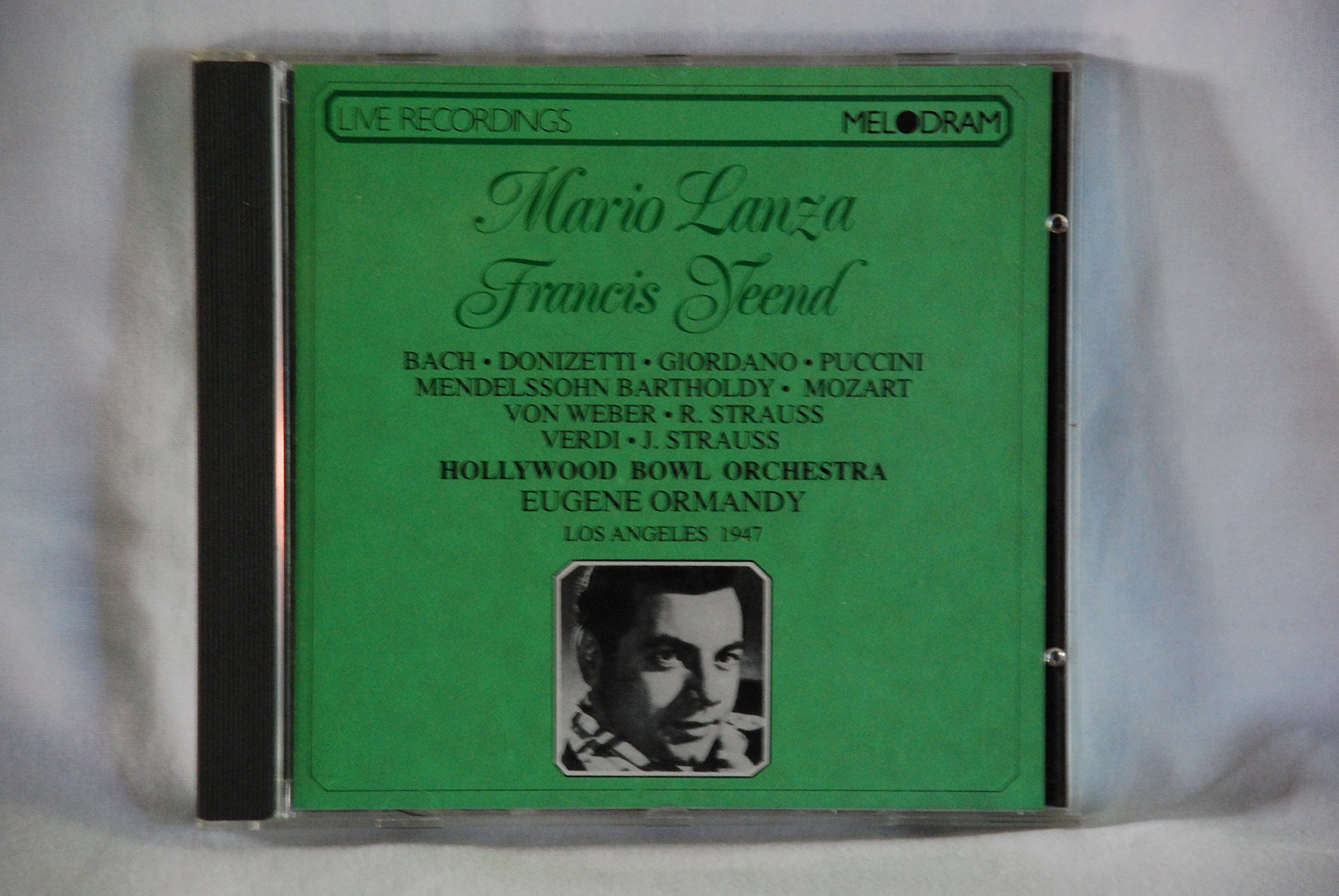 Mario Lanza & Francis Yeend at the Hollywood Bowl 08/27/1947 - Vintage Concert Recording - Perfect for Music Collectors and Opera Enthusiasts
