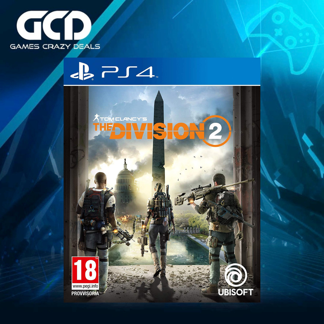 Tom Clancy's The Division 2 PS4 Game - Region 2 (R2) - Open World Action RPG Shooter for PlayStation 4 - Perfect for Solo & Multiplayer Gaming Sessions