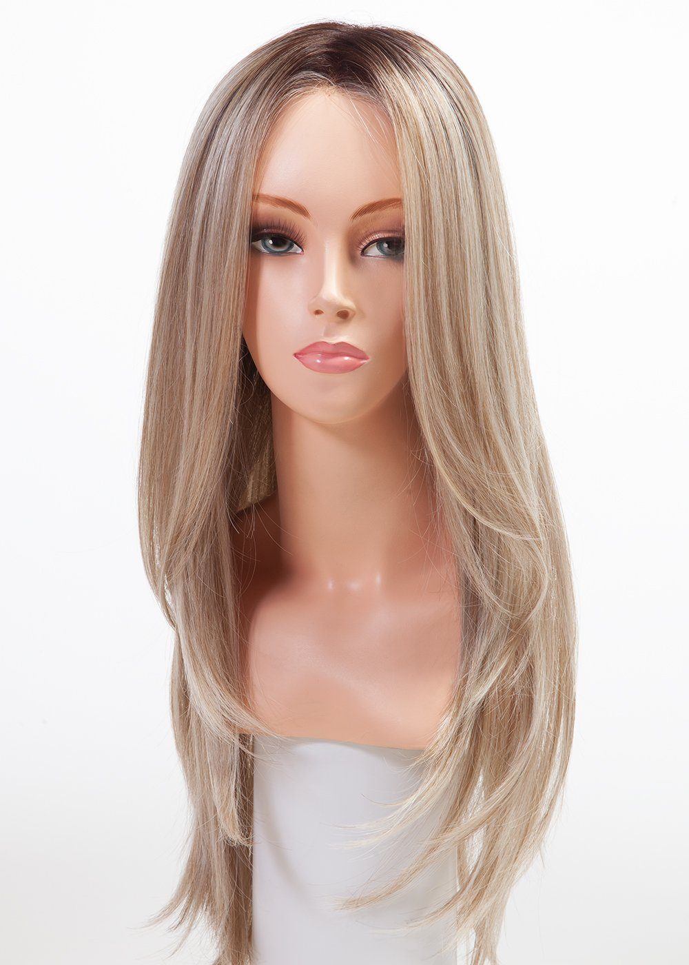 Dolce & Dolce Premium Synthetic Wigs for Women - Natural Looking Soft Heat Resistant Hairpieces for Daily Wear, Cosplay, and Special Occasions