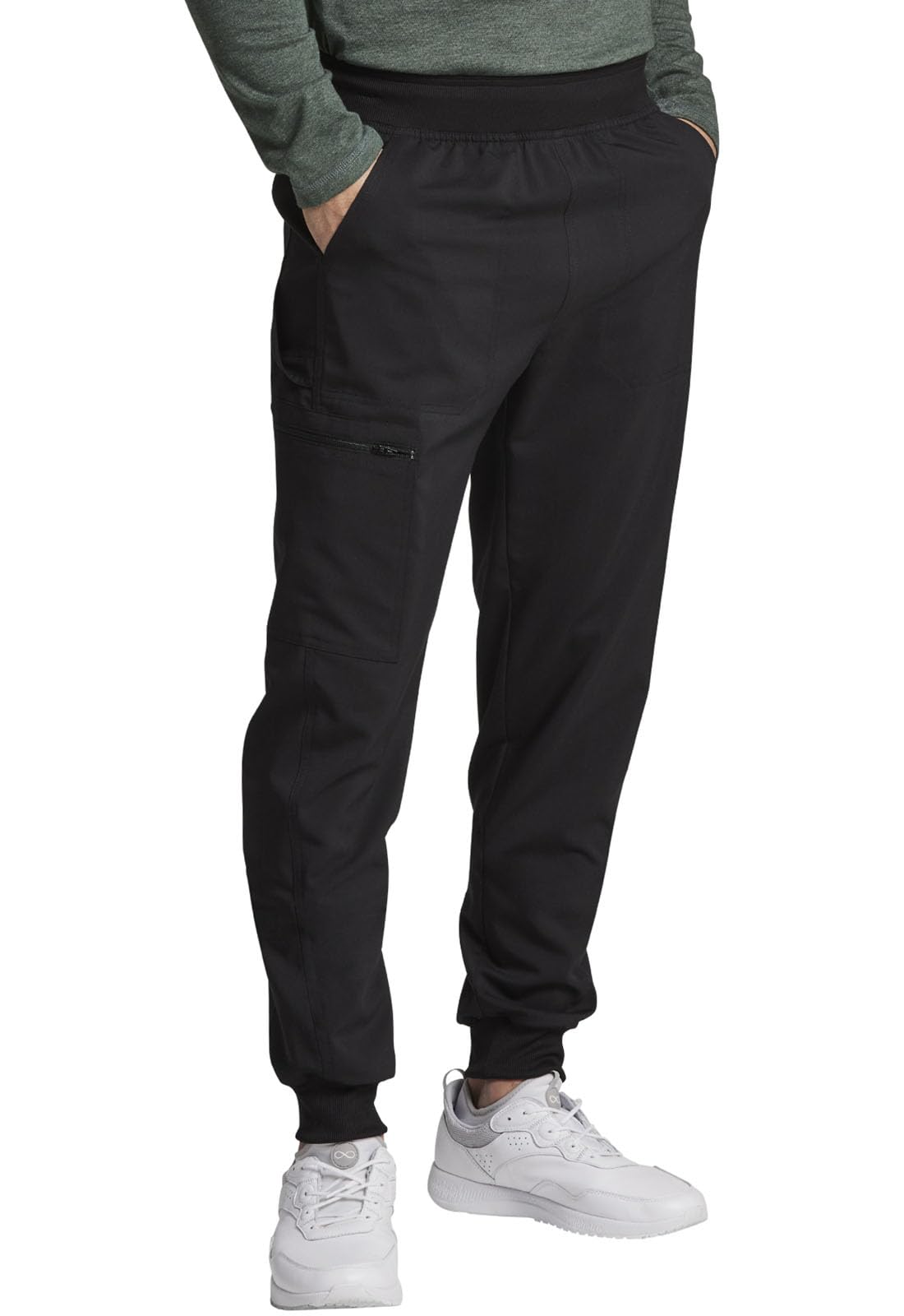 Dickies DK224 Men's Stretch Mid-Rise Jogger Scrub Pants - Comfortable Medical Workwear for Nurses, Doctors & Healthcare Professionals
