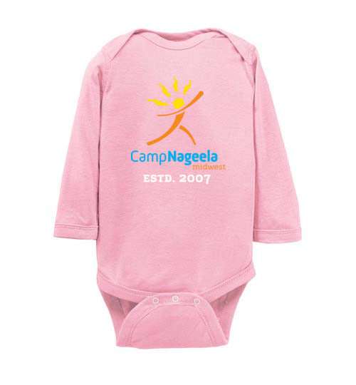 Nageela Midwest Infant Long Sleeve Bodysuit - Soft Cotton Baby Onesie for Boys & Girls | Perfect for Playtime, Daycare & Family Outings