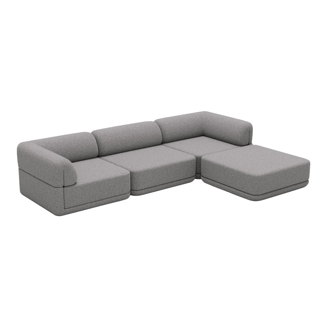 Modular Cube Sofa Set with Ottoman - Modern Lounge Furniture for Living Room, Office & Small Spaces - Comfortable Sectional Couch for Relaxing & Entertaining