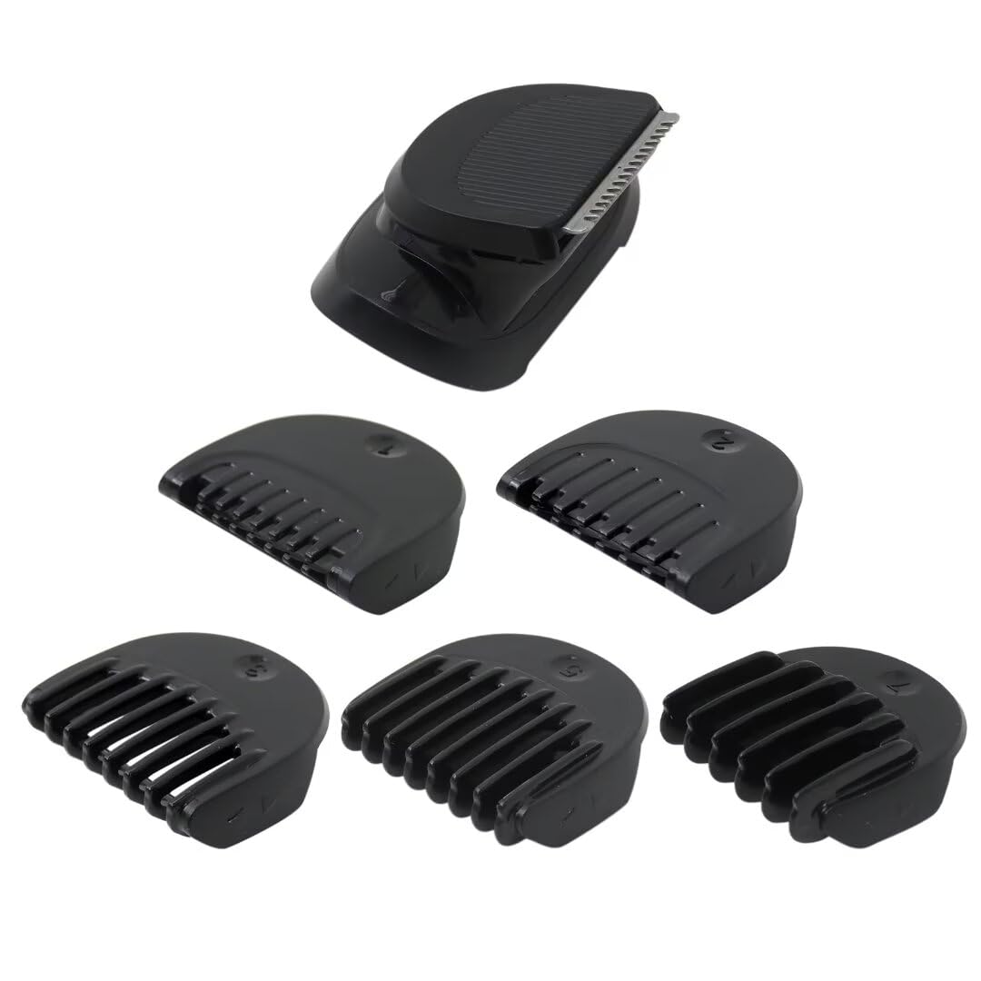 Braun Series 5 Replacement Shaver Head with 1-7mm Adjustable Combs (5018s, 5020s, 5035s, 5049cs Models) - Electric Trimmer Replacement for Smooth Shaving & Beard Styling at Home or Travel