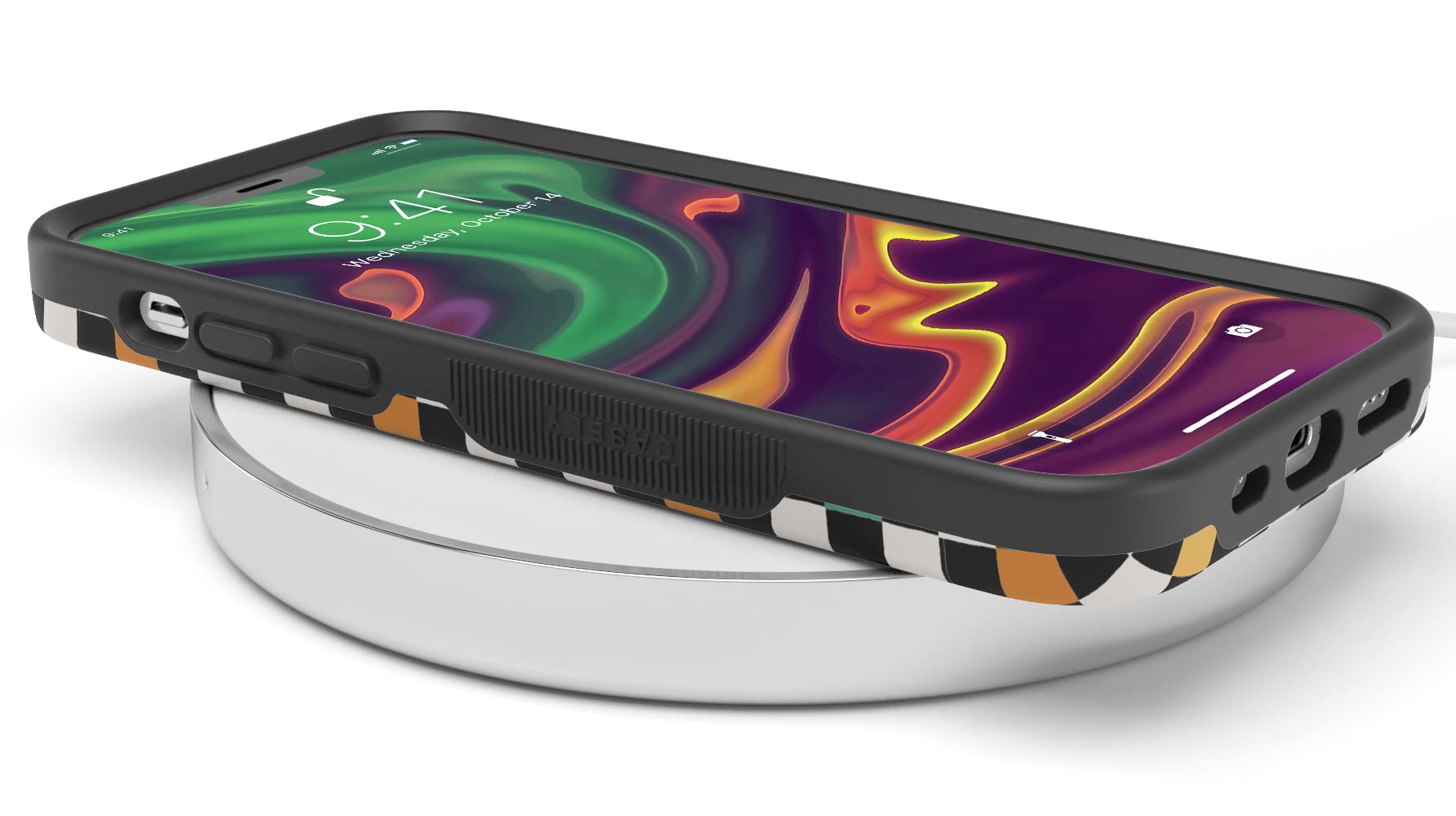Casely iPhone 11 Pro Max Case - Old Skool Retro Checkerboard Design | Slim Protective Cover for iPhone 11 Pro Max | Perfect for Skateboarding, Music Festivals & Vintage Style Lovers