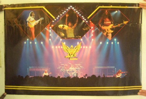 Vintage Triumph Band Concert Poster - Classic Rock Collage Art Print for Music Lovers | Perfect for Home Decor, Man Cave & Music Room Wall Art