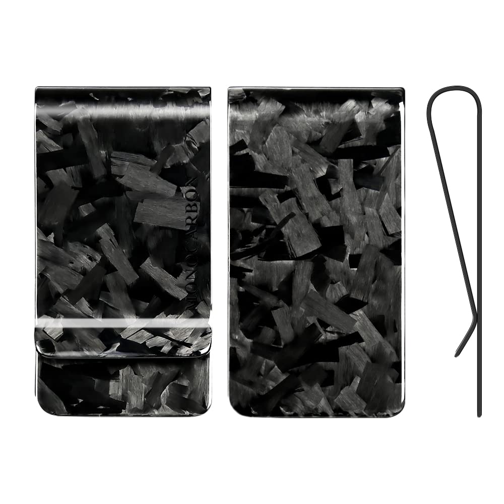 Slim Carbon Fiber Money Clip for Men - Durable Minimalist Cash Holder for Everyday Use