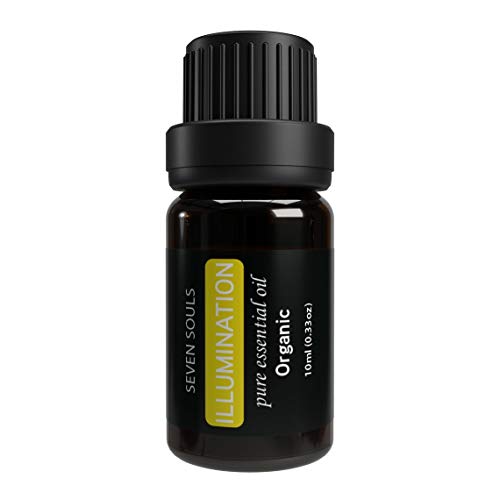 Seven Souls Organic Essential Oil Blend - Chamomile, Jasmine, Myrrh & Sandalwood for Relaxation & Sleep