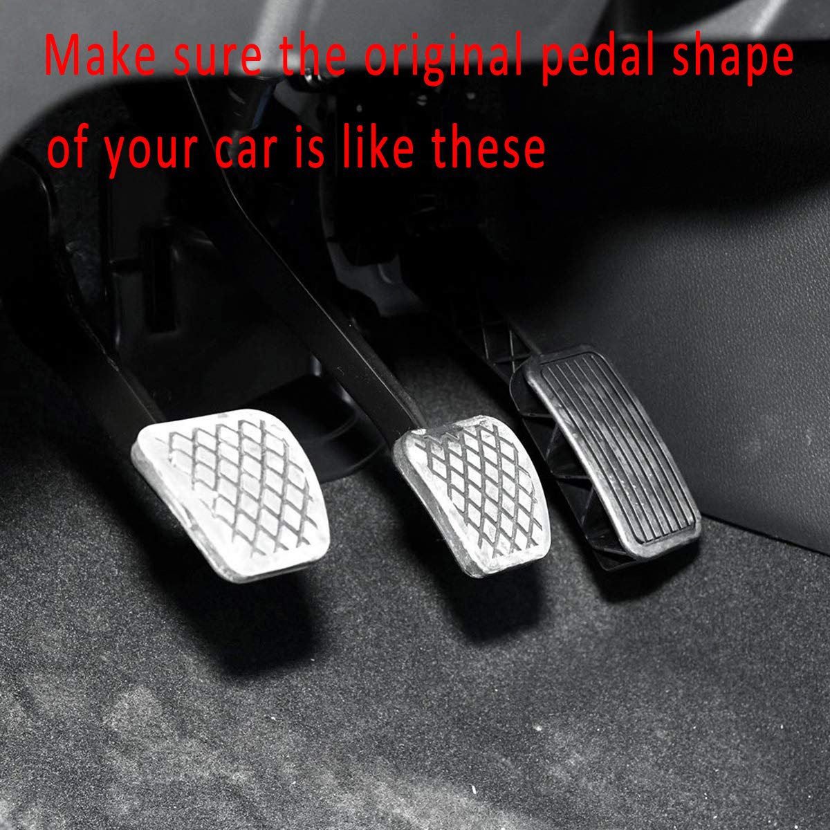 Premium Car Foot Pedal Covers - Gas, Brake & Clutch Pad Set for Honda Accord 2013-2023, Civic 2016-2023, CR-V 2017-2021, Odyssey 2018-2021 - Anti-Slip Steel Accessories for Enhanced Driving Safety & Comfort