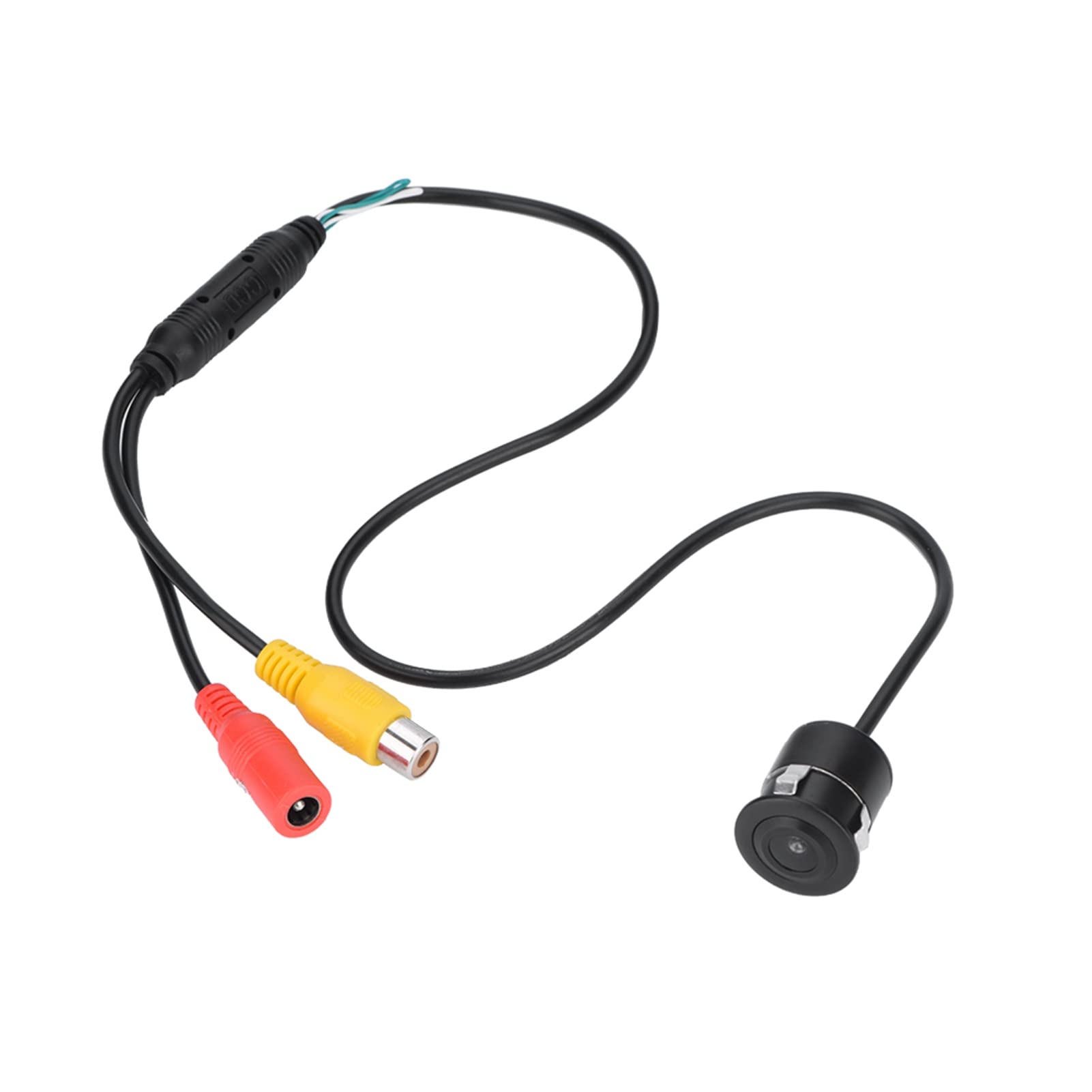 95° Wide Angle CCD Wired Waterproof Mini Color CCTV Camera - PAL System Car Surveillance Camera for Indoor/Outdoor Security Monitoring