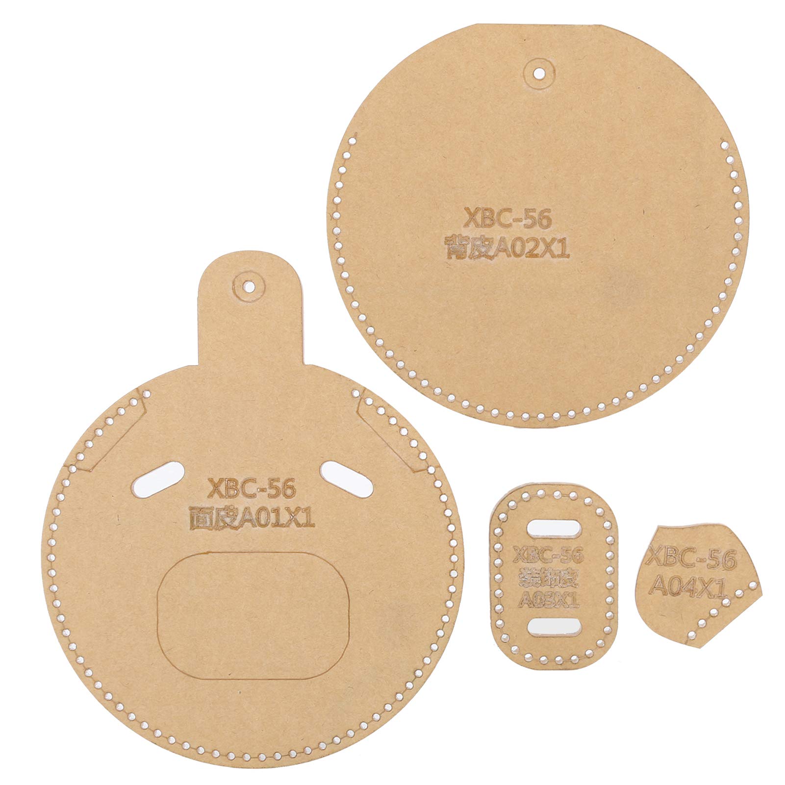 Premium Leather Craft Template Set - Durable Acrylic Coin Purse Stencil for DIY Leatherworking | Perfect for Wallet Making, Gift Crafting & Leather Art Projects