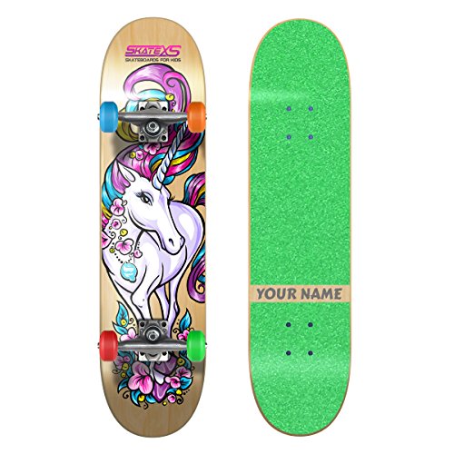 Green Grip Tape / Multi-Color Wheels