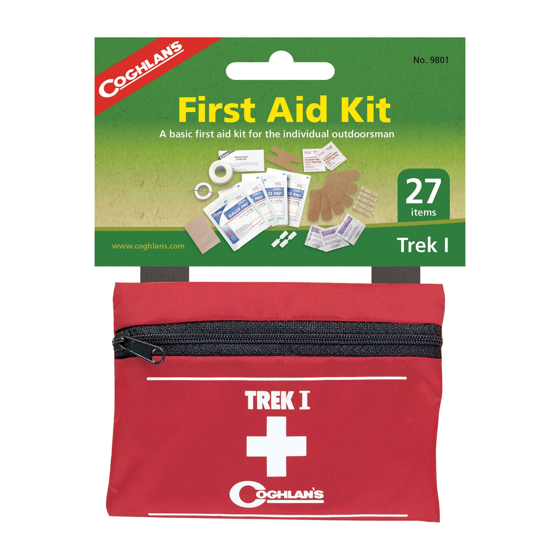 Coghlan's Trek I First Aid Kit – Compact & Lightweight for Hiking, Camping & Outdoor Adventures