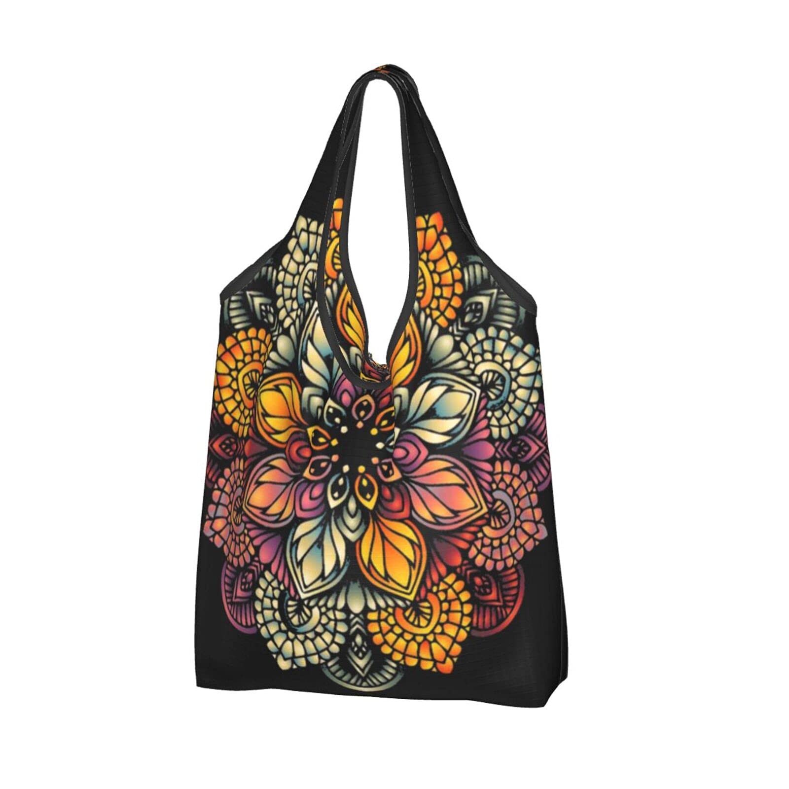 Eco-Friendly Sunflower Tote Bag for Women - Foldable & Portable Shopping Bag for Daily Use