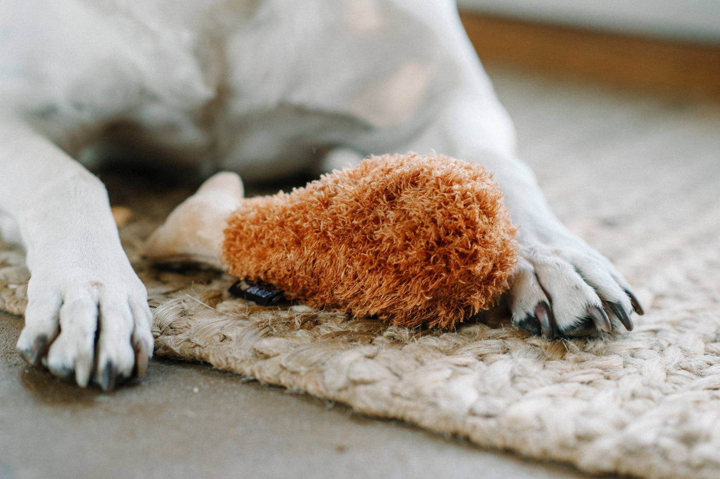 American Classic® El Pollo Frito Plush Dog Toy by Pet P.L.A.Y. - Soft & Durable Chew Toy for Small & Large Dogs - Perfect for Playtime, Training & Cuddling