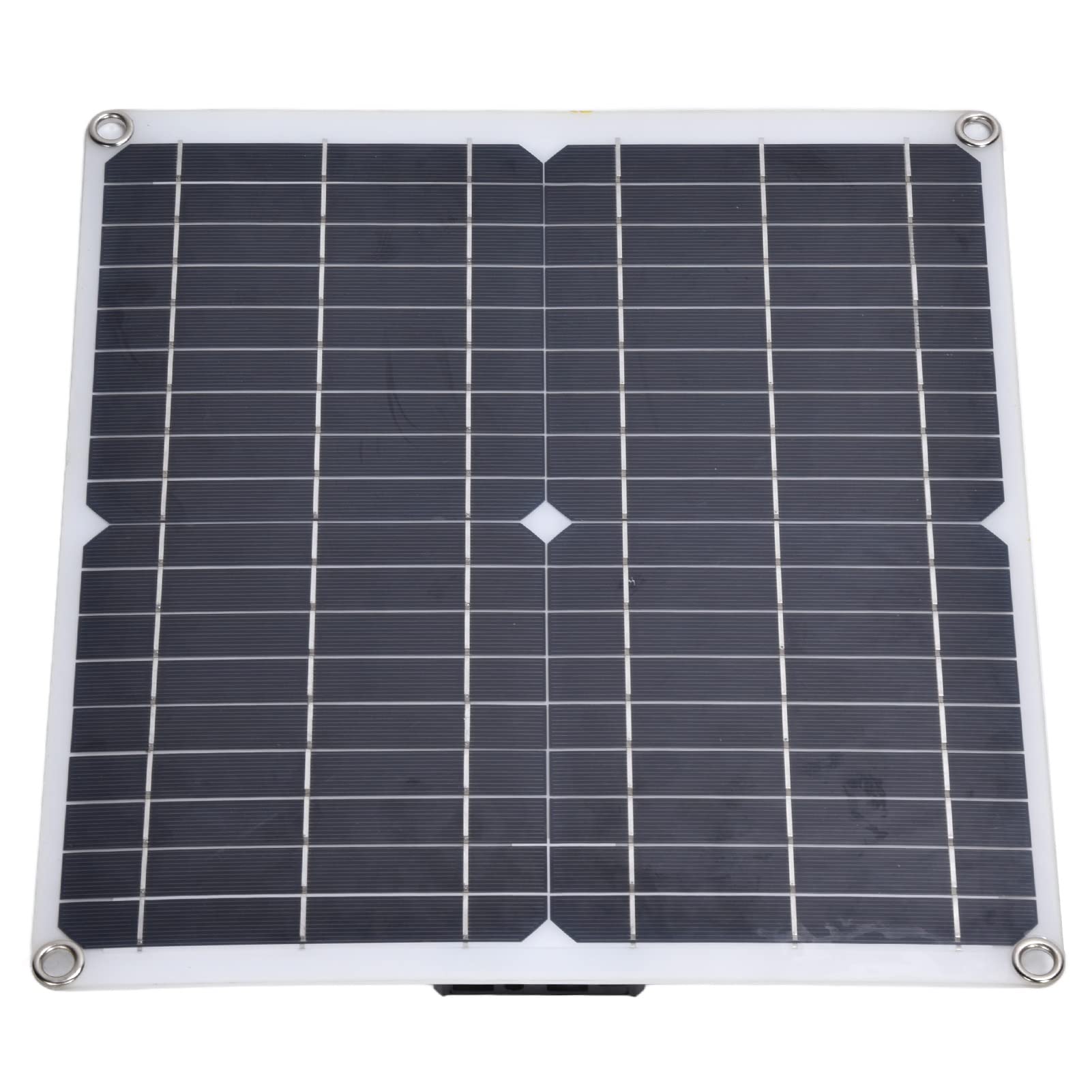 Wene 35W Monocrystalline Solar Panel - 12V Dual USB Portable Solar Charger for Outdoor Camping, Hiking, Farming & Emergency Power Supply | Perfect for Off-Grid Charging, RV Trips & Outdoor Adventures