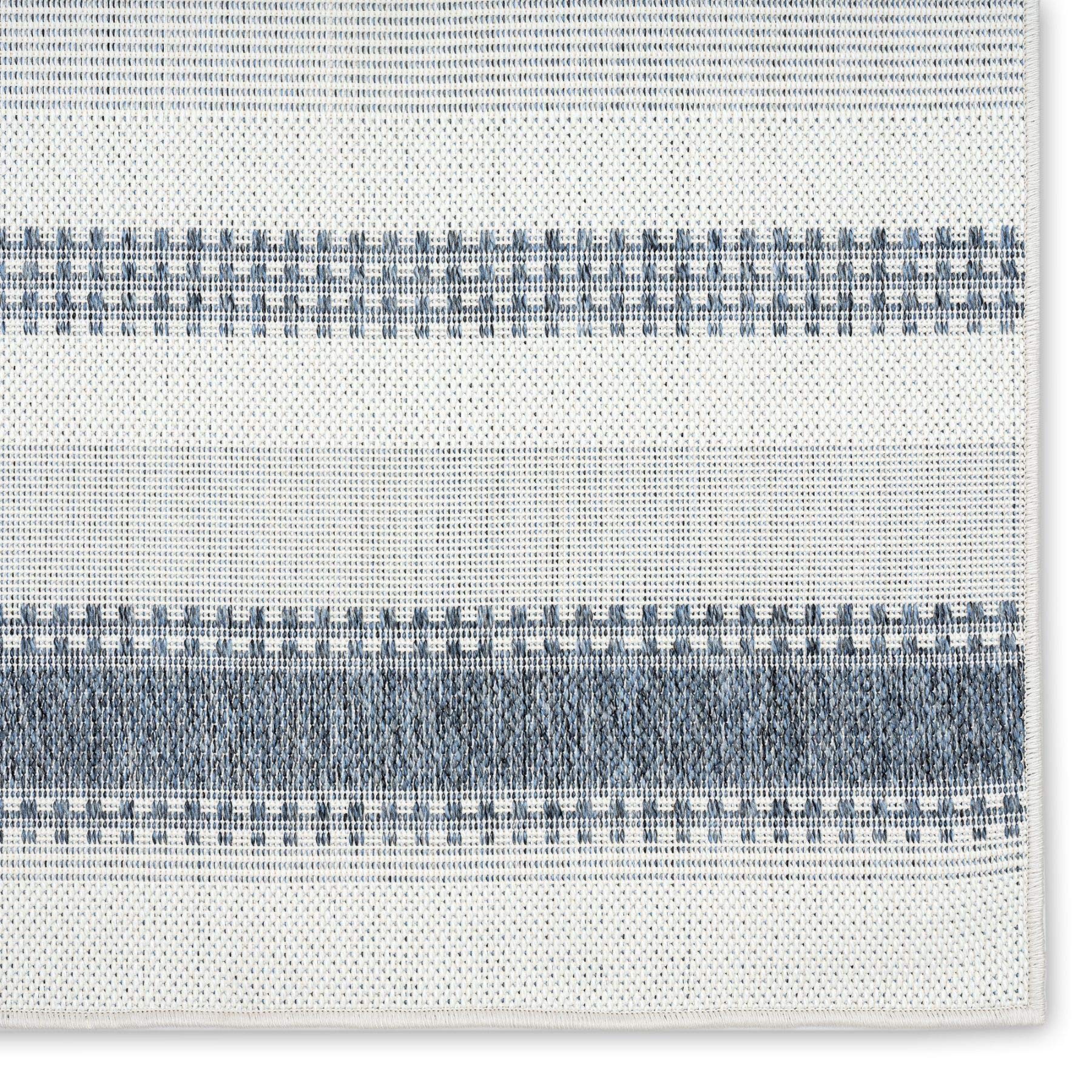 Home Dynamix Tripoli Mateo Modern Indoor/Outdoor Area Rug - Dark Blue & Cream 5'3