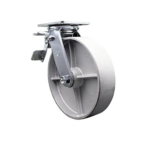 Swivel - Total Lock Brake - Silver