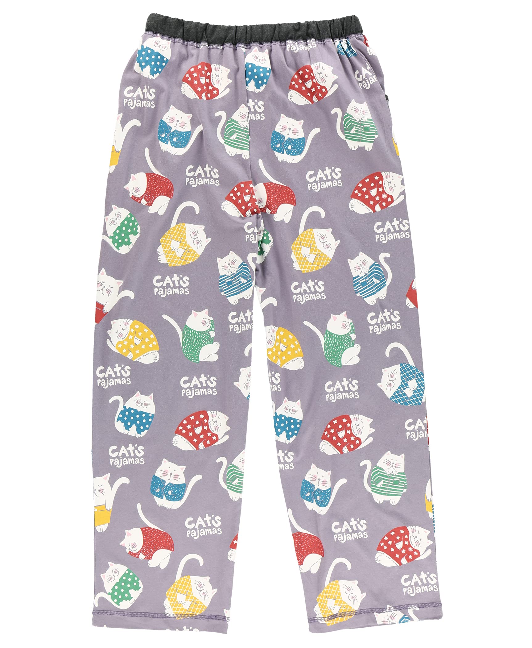 Cozy Women's Pajama Set - Cute Cat & Dog Print Sleepwear Pants for Women | Soft & Comfortable Loungewear for Relaxing at Home, Sleepovers & Cozy Nights