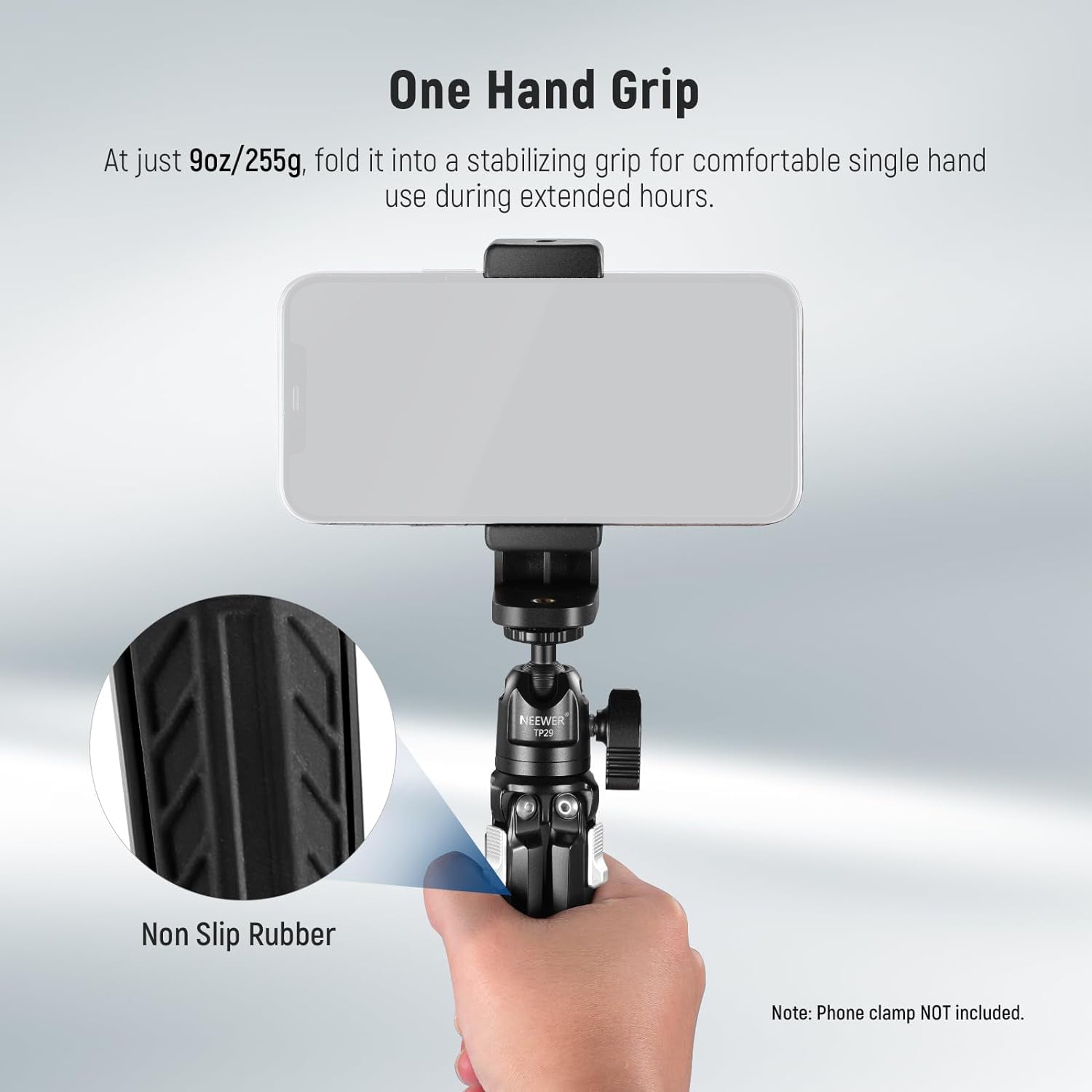 NEEWER TP29 Compact Metal Mini Tripod Stand for DSLR Camera, Smartphone, Webcam - Perfect for Vlogging, Live Streaming, Photography & Video Shooting