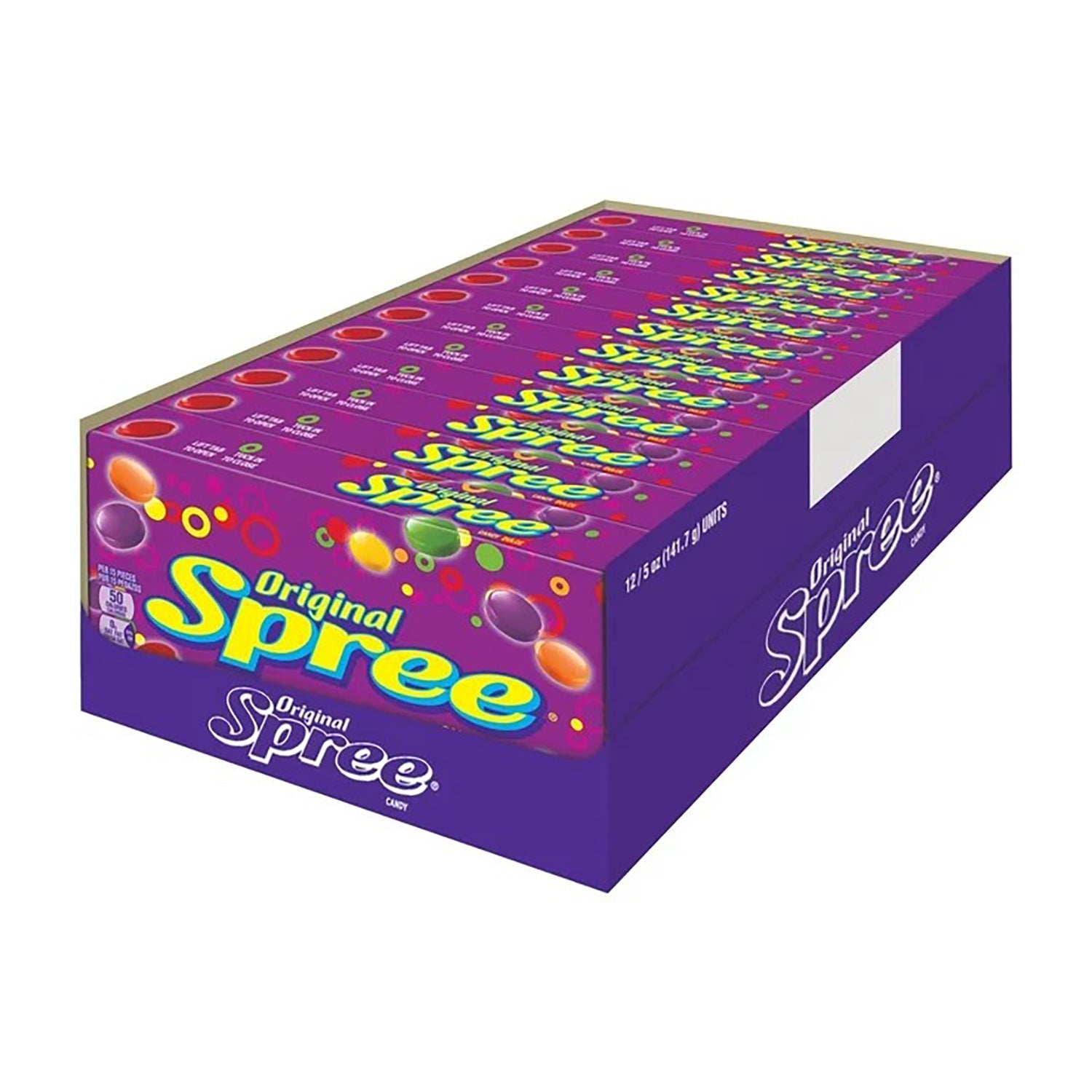 Ferrara Spree Jumbo Theater Box Candy - 5oz, 12 Count Bulk Pack - Perfect for Movie Nights, Parties & Office Treats