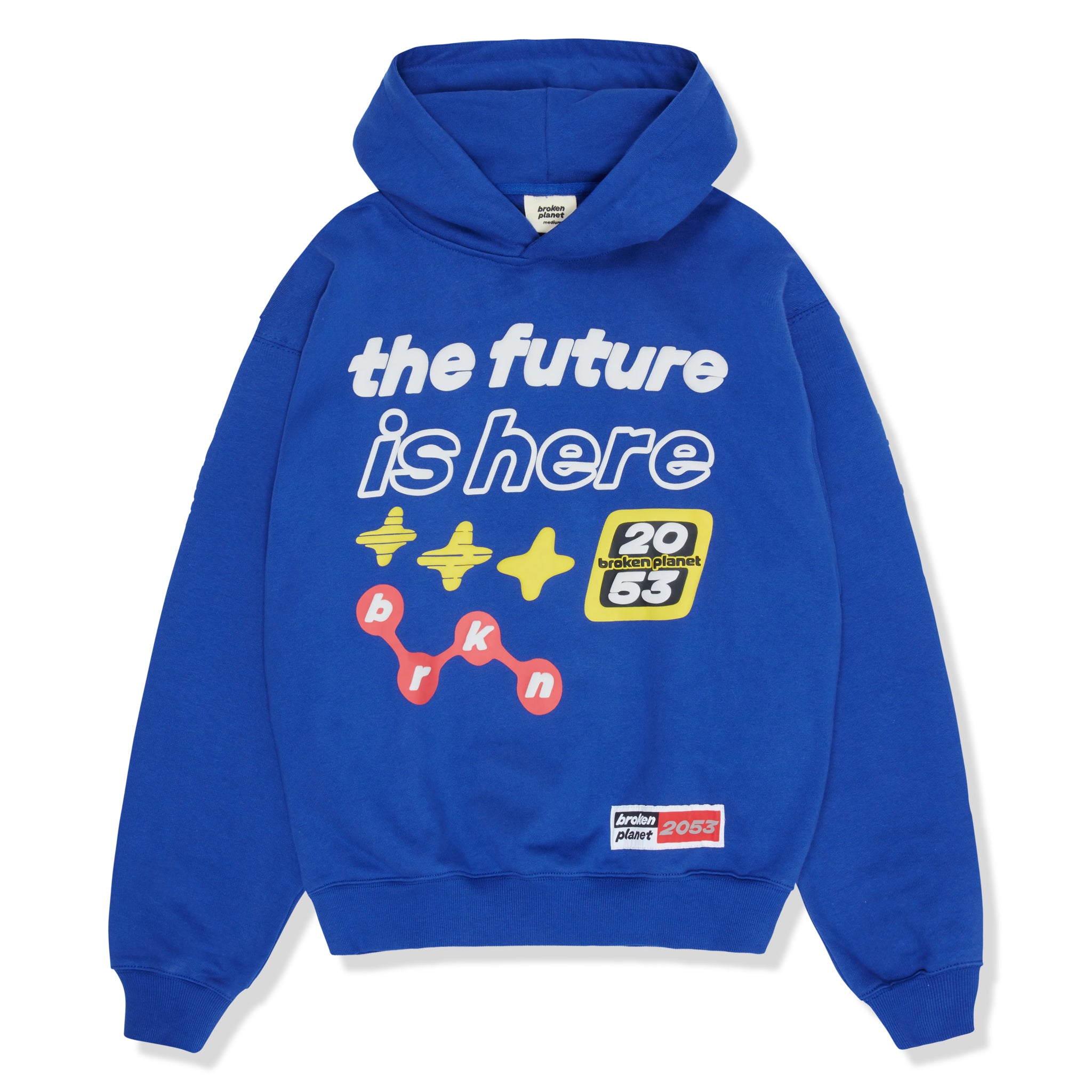 Broken Planet The Future Is Here Deep Blue Hoodie - Trendy Streetwear for Men & Women | Perfect for Casual Outfits, Gym, and Outdoor Activities