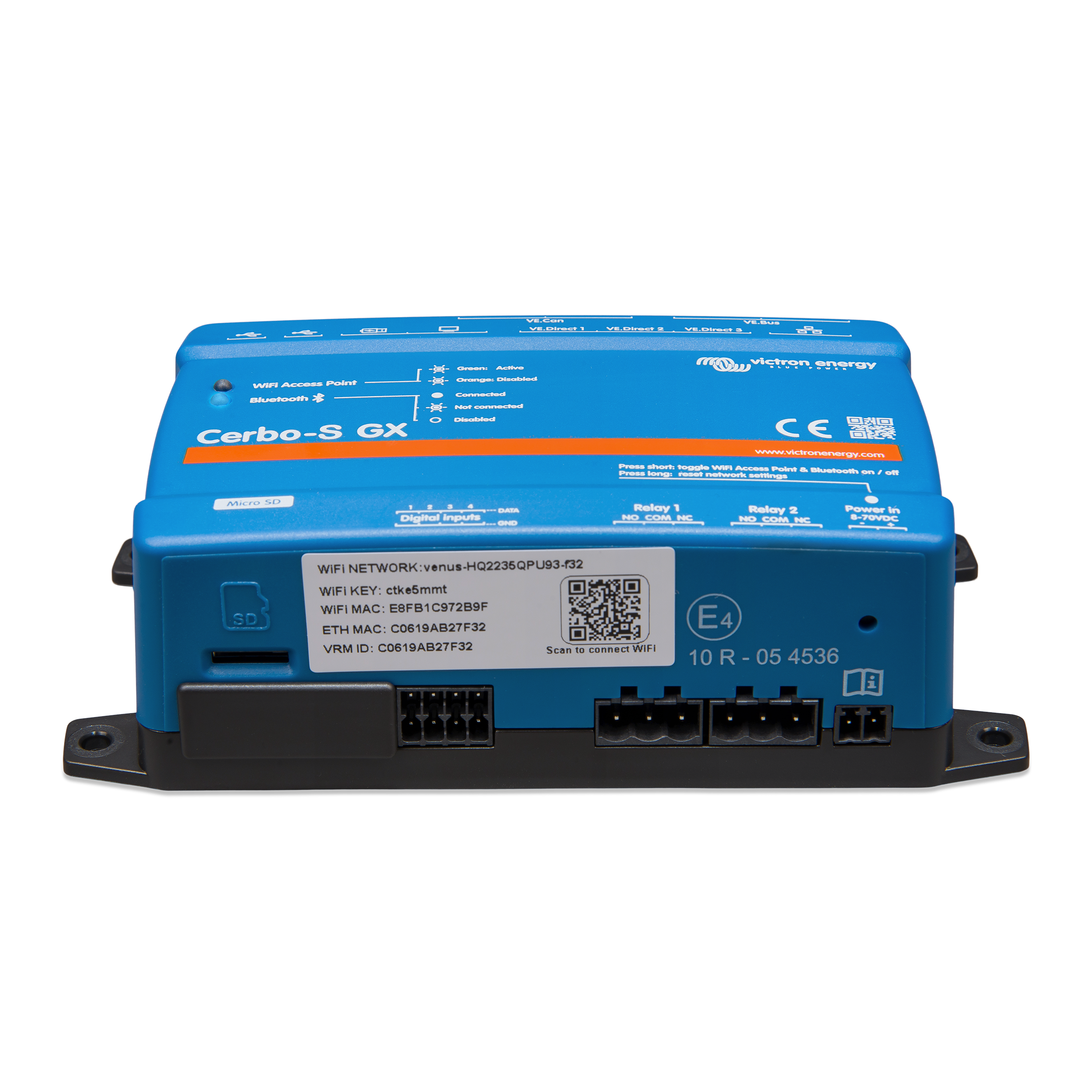 Victron Energy Cerbo GX Monitoring System - Advanced Boat & RV Power Management | Real-Time Energy Monitoring for Solar, Battery & Inverter Systems | BPP900450120