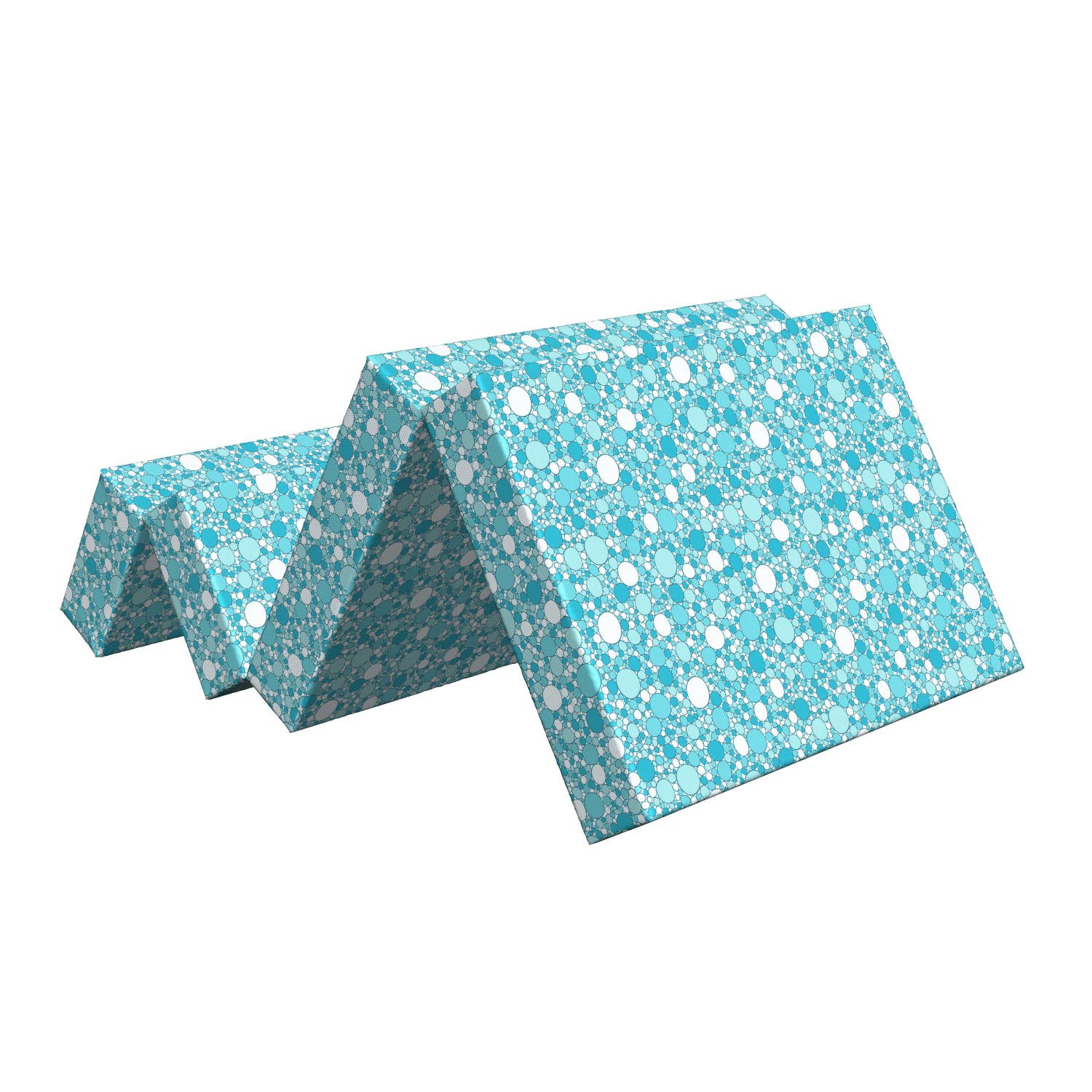 Ambesonne Abstract Foldable Mattress - Modern Bubbles Design, 74.8