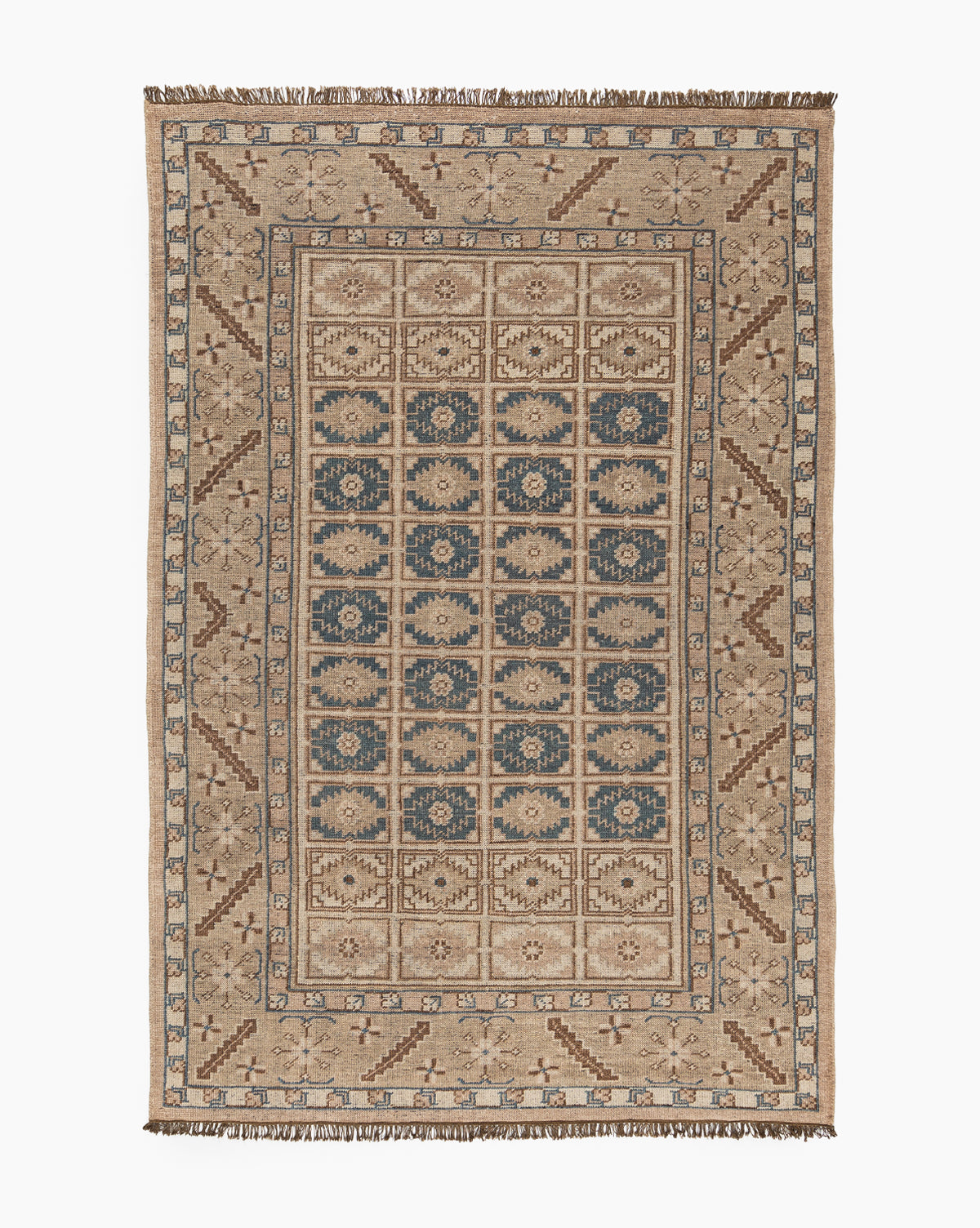 Hand Knotted Wool Rug by Nunez - Premium Handmade Area Rug for Living Room, Bedroom & Dining Room - Soft & Durable Home Decor