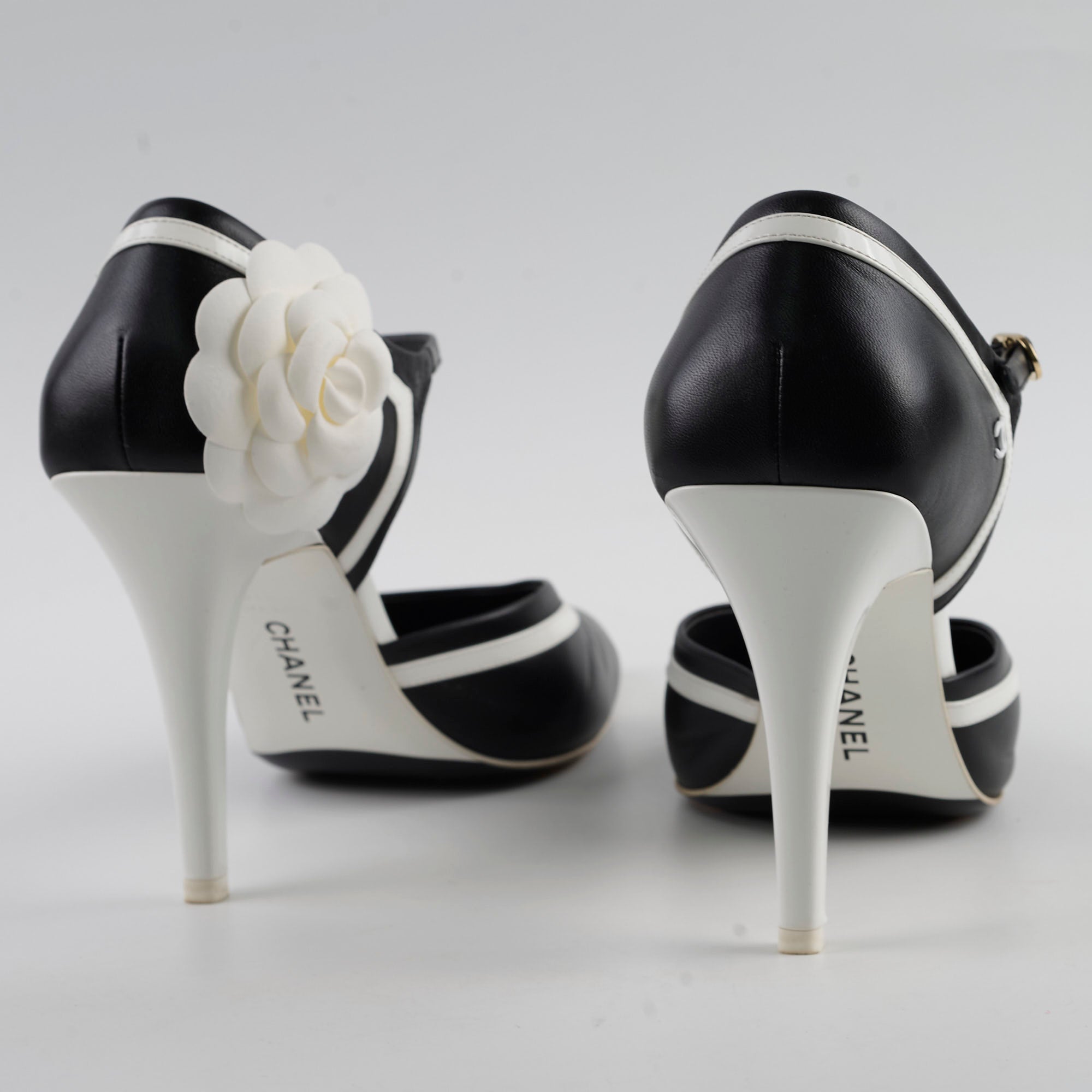 Chanel Black and White Pumps for Women - Size 41 | Classic Designer High Heels for Office, Party & Special Occasions