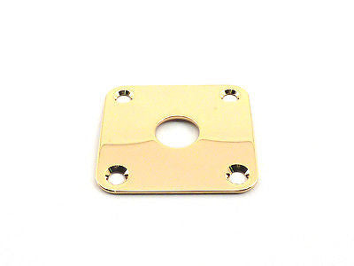 Schaller Gold Jack Plate - Premium Guitar Input Jack Plate for Electric Guitars - Perfect for DIY Guitar Repairs & Upgrades
